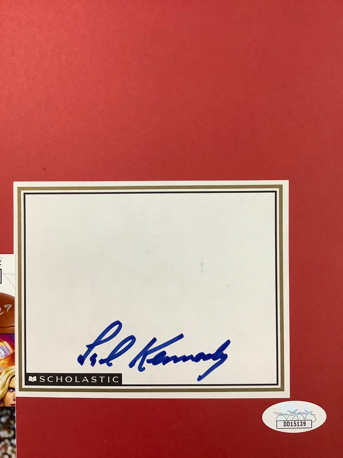 Ted Kennedy Signed Book My Senator & Me JSA Massachusetts Senator Autograph
