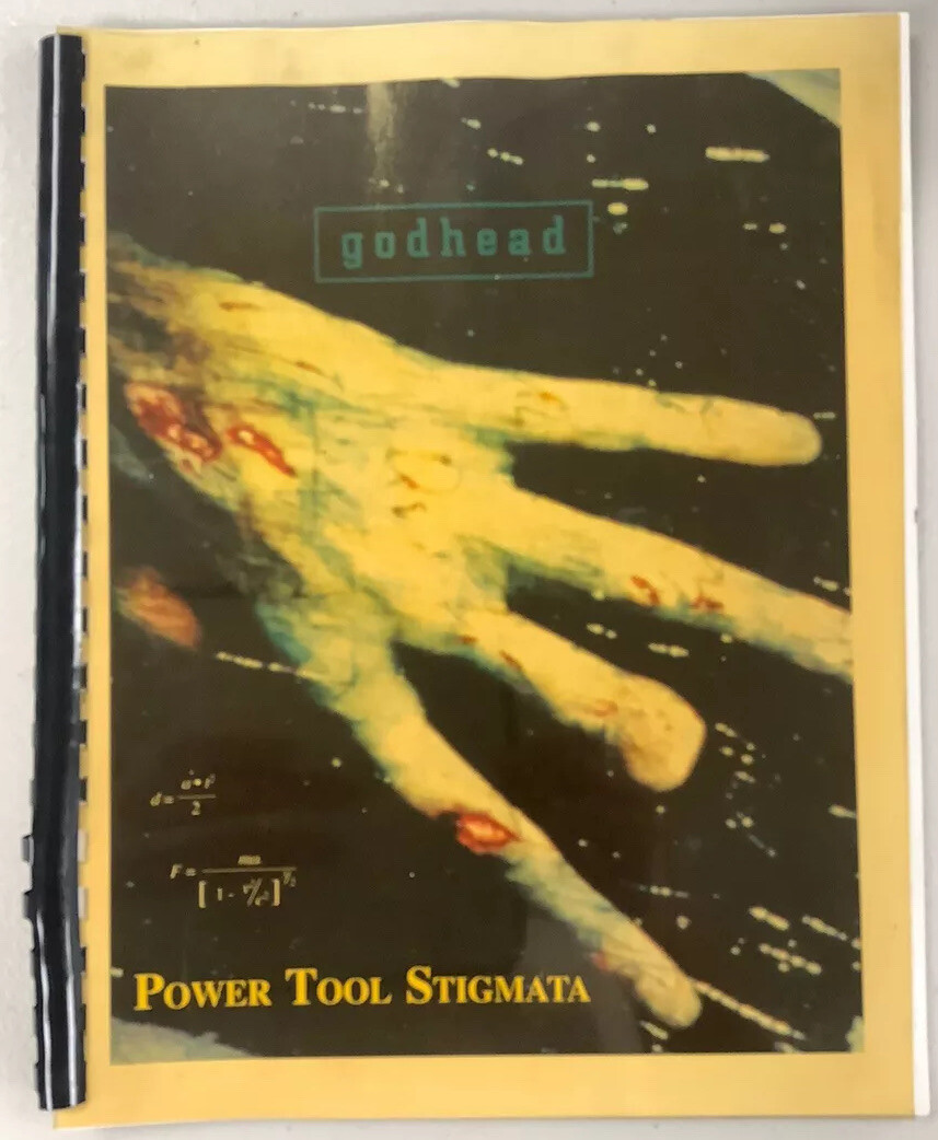 Godhead Tour Book Itinerary Book 1999 US Tour Tough To Get Band Numbers Stigmata