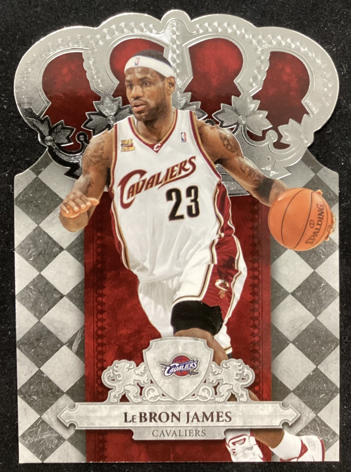 2010 Panini Basketball #38 Die Cut Lebron James Cleveland Cavaliers Card Hoop
