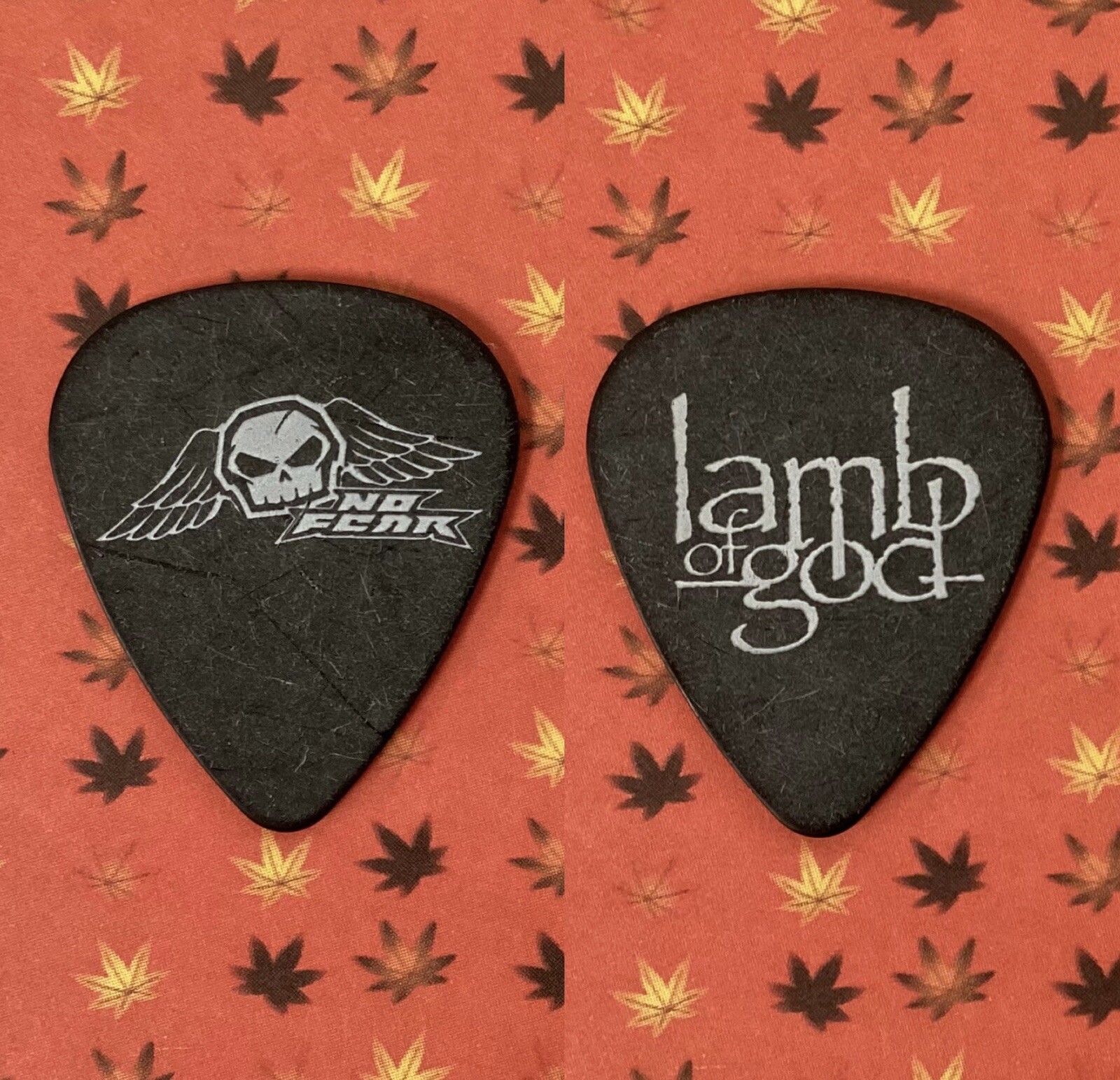 Lamb of God Guitar Pick Mark or Willie Custom Concert Model 2006 No Fear Tour