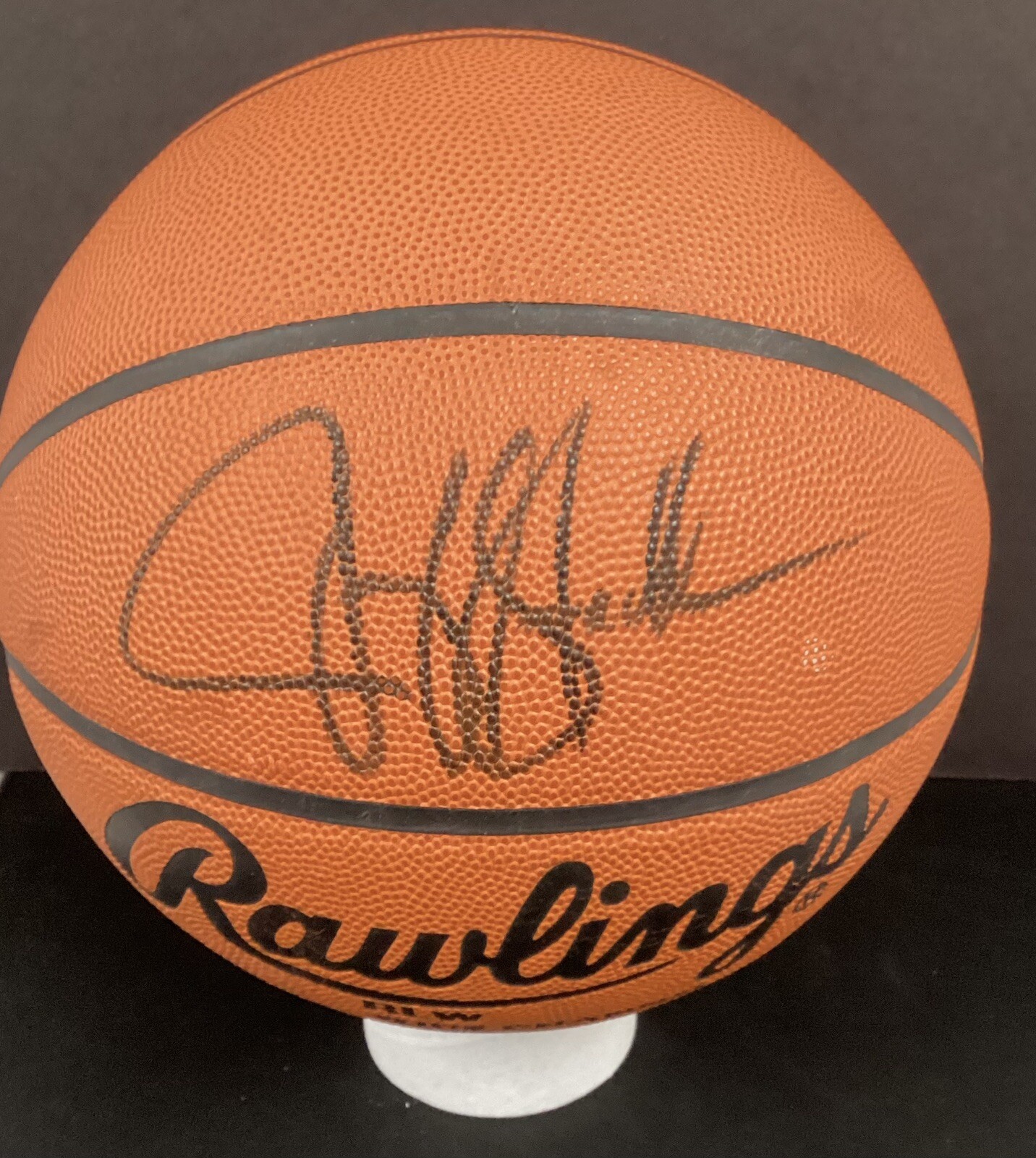 Jerry Stackhouse Signed Basketball Rawlings Indoor Outdoor Autograph PSA/DNA
