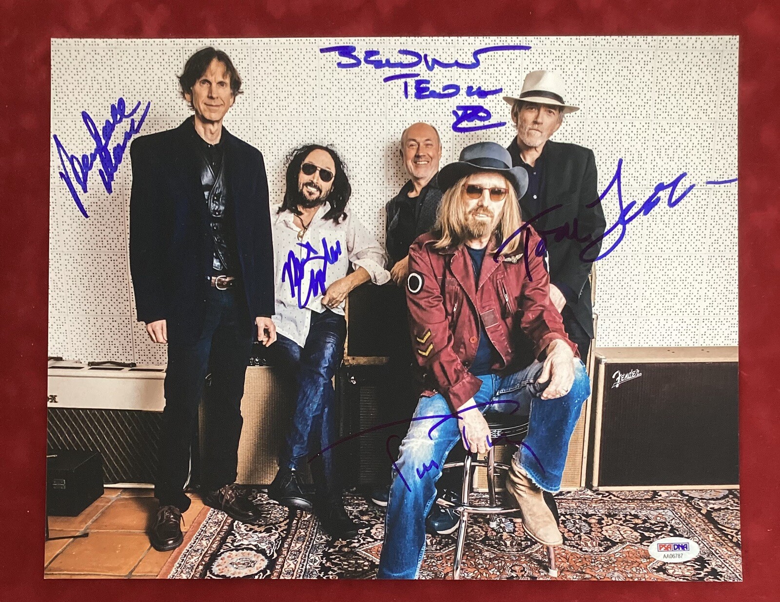 Tom Petty Signed Photo 11x14 Mudcrutch Autograph PSA/DNA Music 5 Sigs HOF