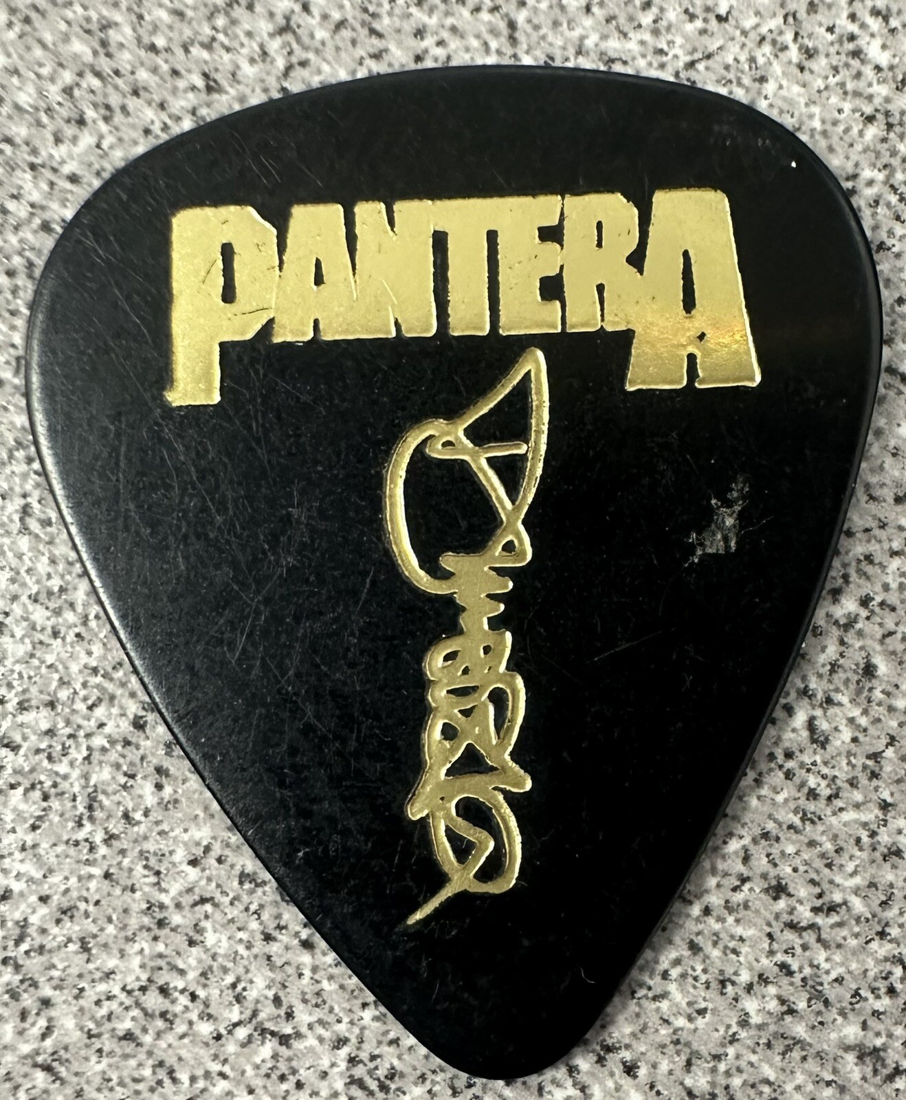 Dimebag Darrell Signature Pantera 1997 101 Proof Tour Vintage Guitar Pick