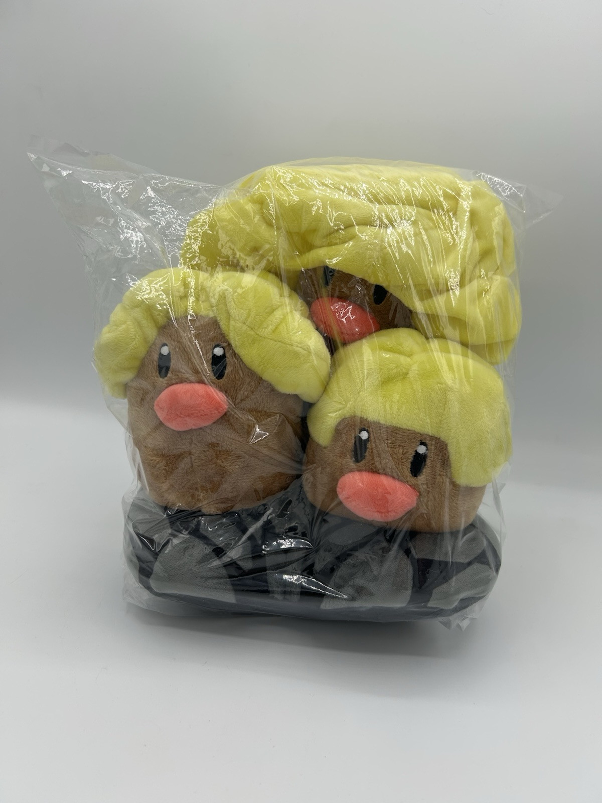 Pokemon Center Original Alola Dugtrio Plush Stuffed Doll Cushion Mascot JP Anime