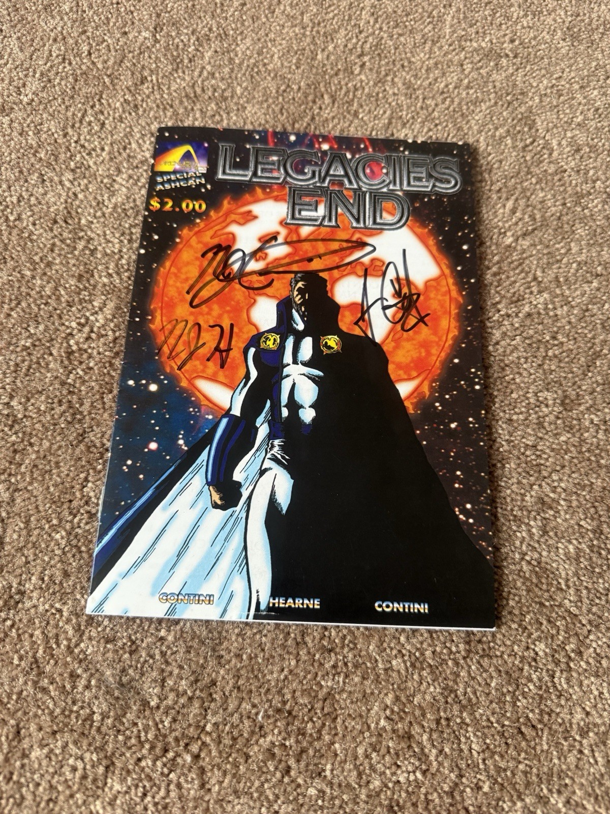 Legacies End Signed Autographed Comic Special Ashcan Multiple Signatures
