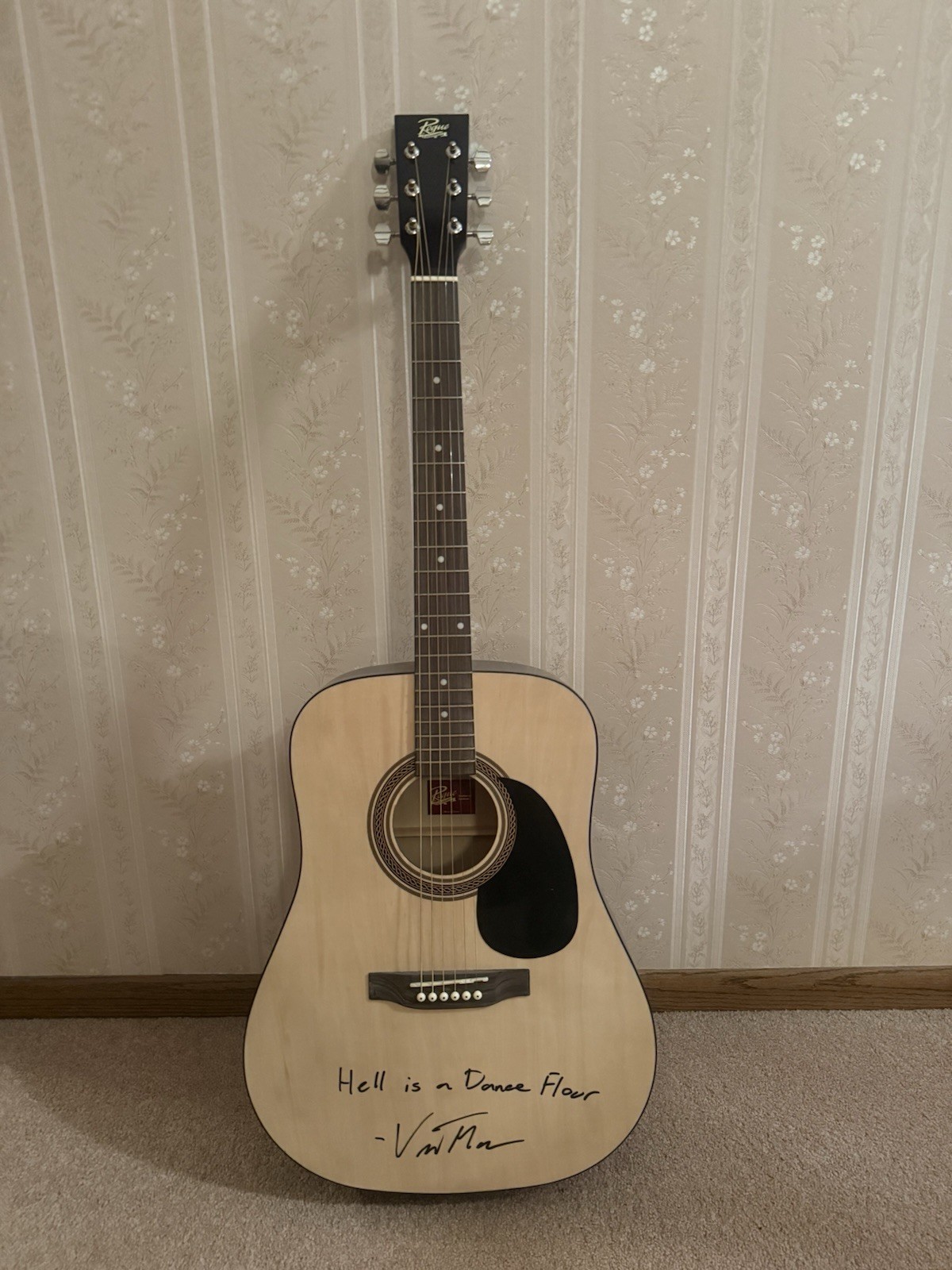 Vincent Mason Young Country Music Artist Autograph Guitar Hell Is A Dance Floor