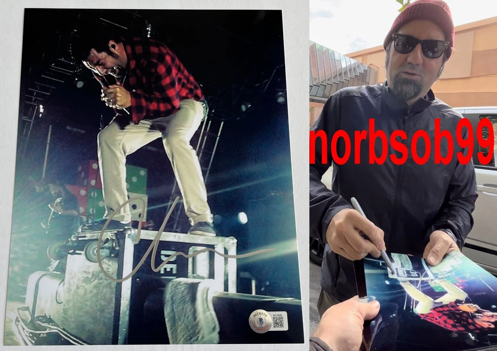 CHINO MORENO SIGNED AUTOGRAPH DEFTONES 8x10 PHOTO B w/EXACT PROOF & BECKETT COA