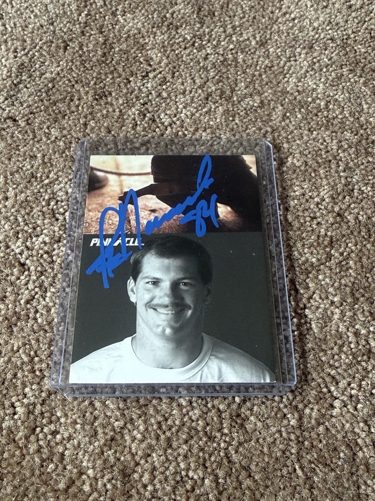 Jay Novacek Autographed 1991 Score Pro Sideline #404 Dallas Cowboys Prime Time