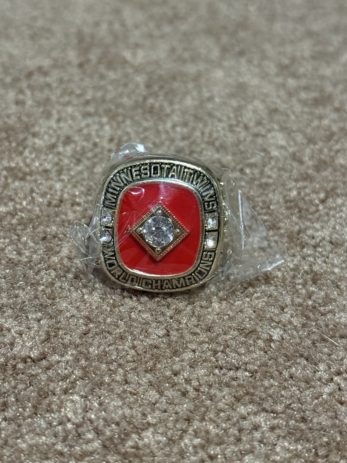 Minnesota Twins 1991 World Series Champions Wayne Terwilliger Replica Ring Fan