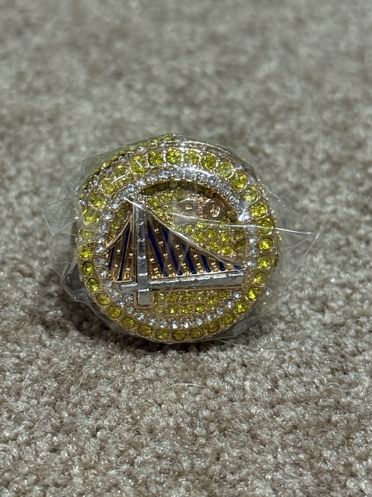 Golden State Warriors 2022 NBA Champions Stephen Curry Replica Ring Fan