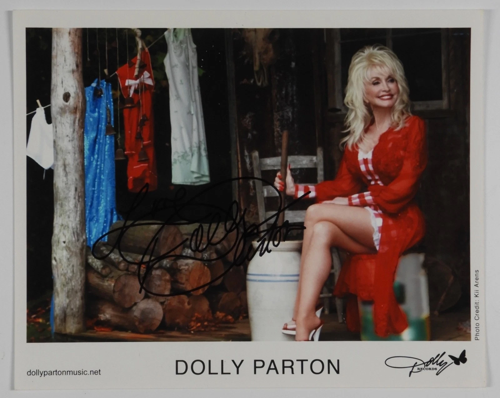 Dolly Parton ACOA Signed Autograph 8 x 10 Photo Country