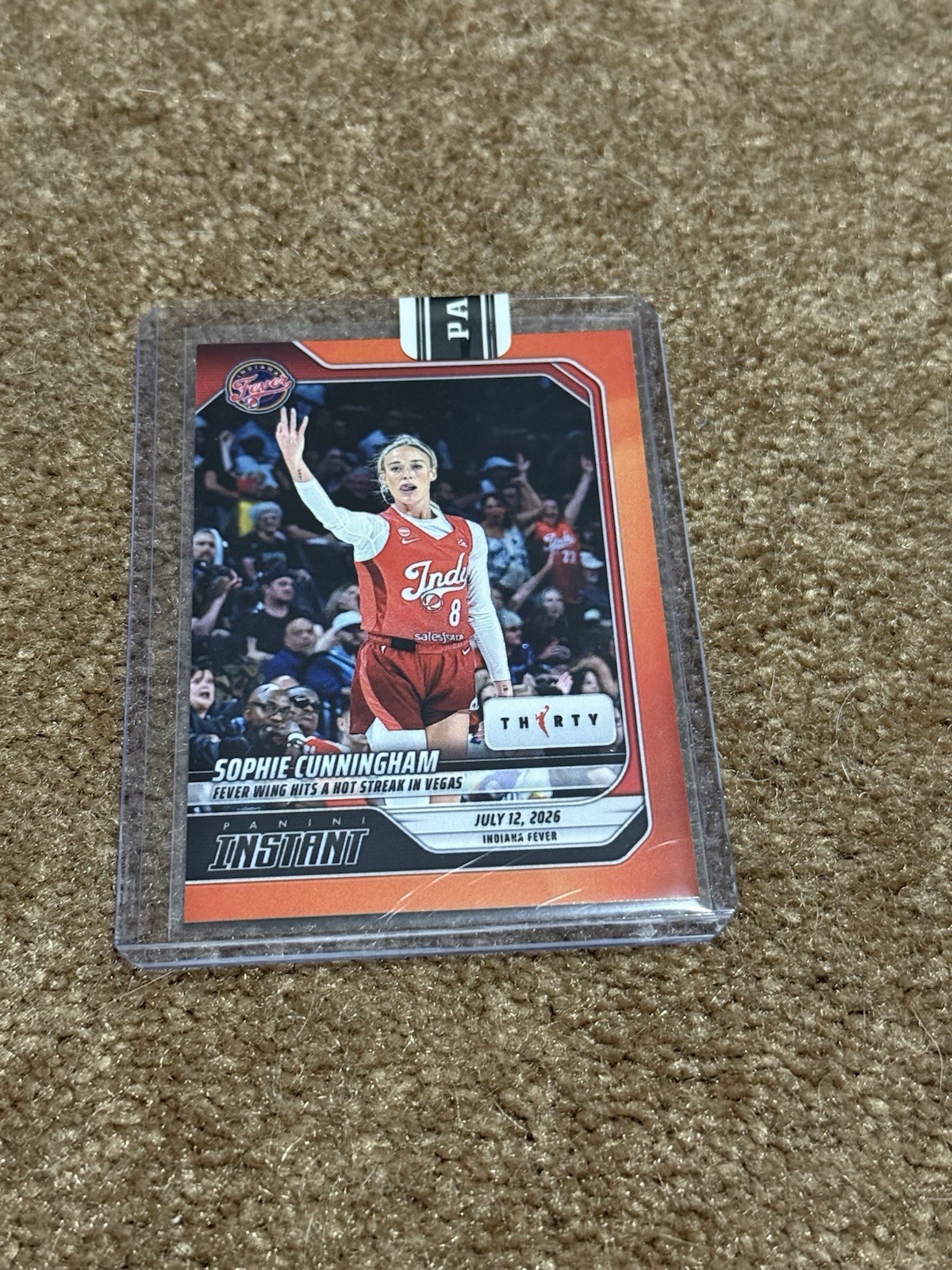 2026 Panini Instant Sophie Cunningham #238 Orange /30 Indiana Fever WNBA