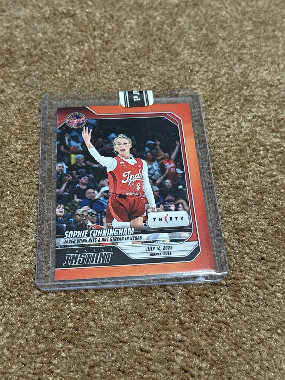 2026 Panini Instant Sophie Cunningham #238 Orange /30 Indiana Fever WNBA