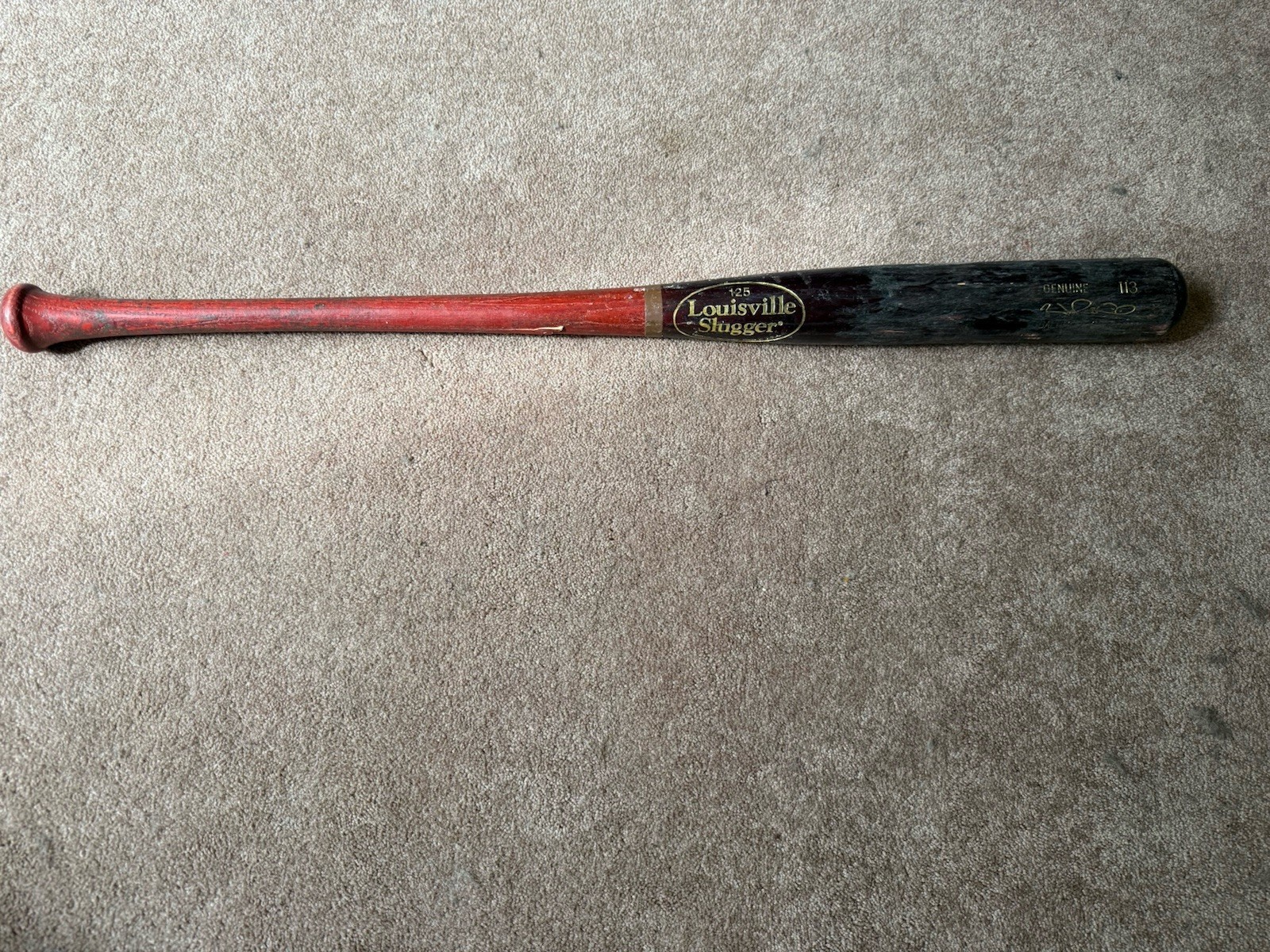 Louisville Slugger Genuine I13 Pro Bat Baltimore Orioles 34in 31.5oz 2013 Used
