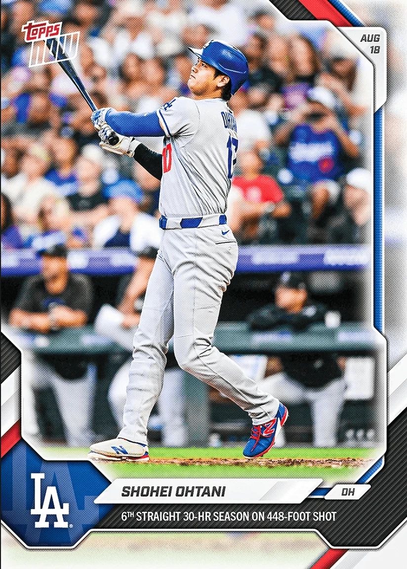 2026 Topps Now Shohei Ohtani #571 Los Angeles Dodgers Baseball Card