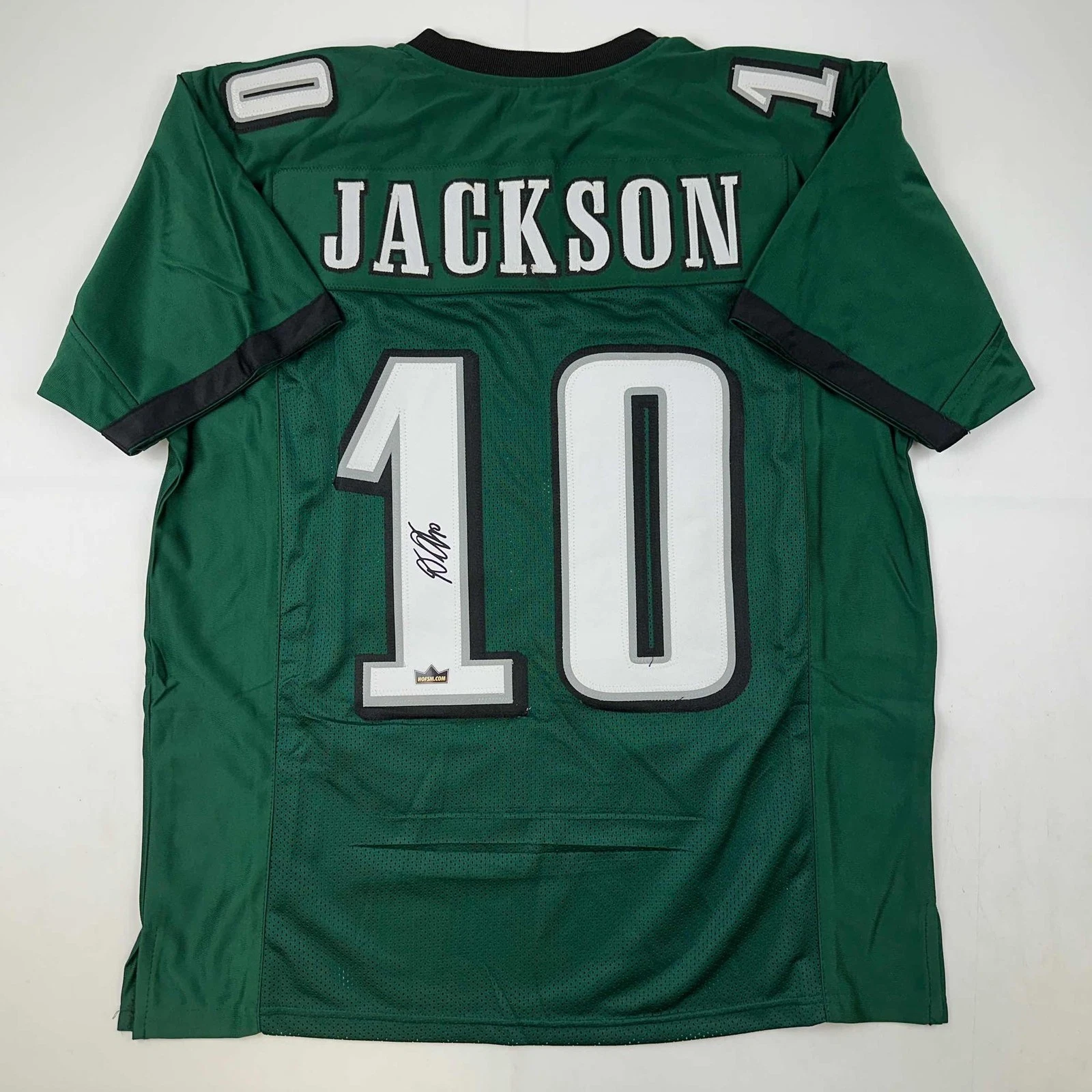 Facsimile Autographed DeSean Jackson Philadelphia Green Jersey Men's XL