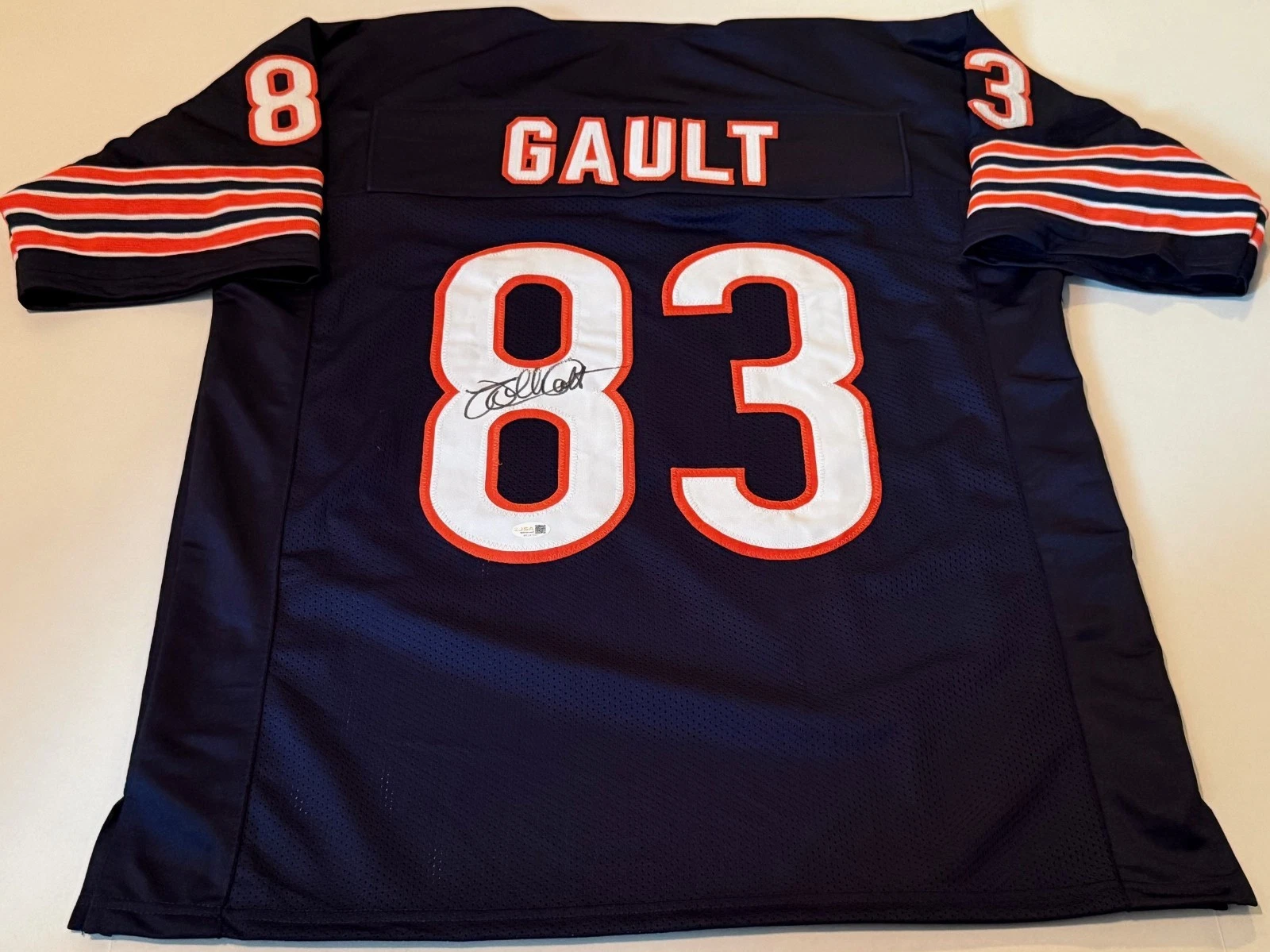 Willie Gault Chicago Bears signed Custom jersey autographed JSA Witnessed