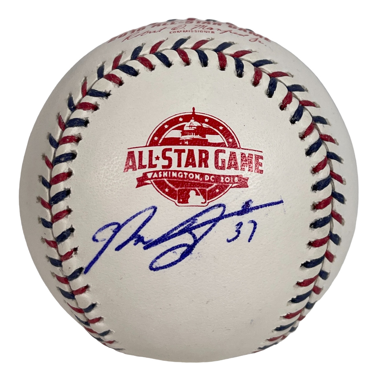 Max Scherzer Signed 2018 All Star Game ROMLB Baseball JSA COA Nationals A