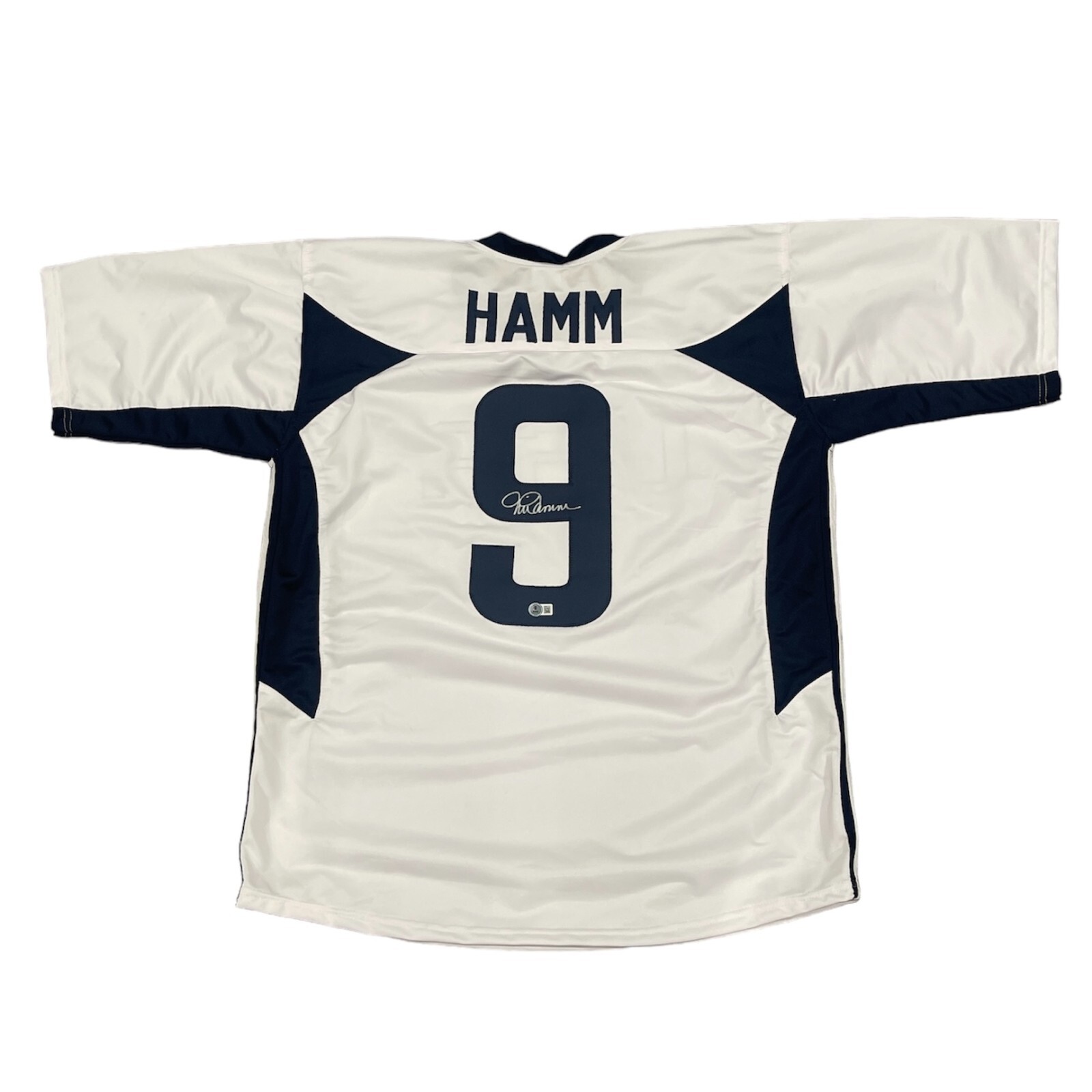 Mia Hamm Signed United States Custom Jersey Beckett Witness BAS COA