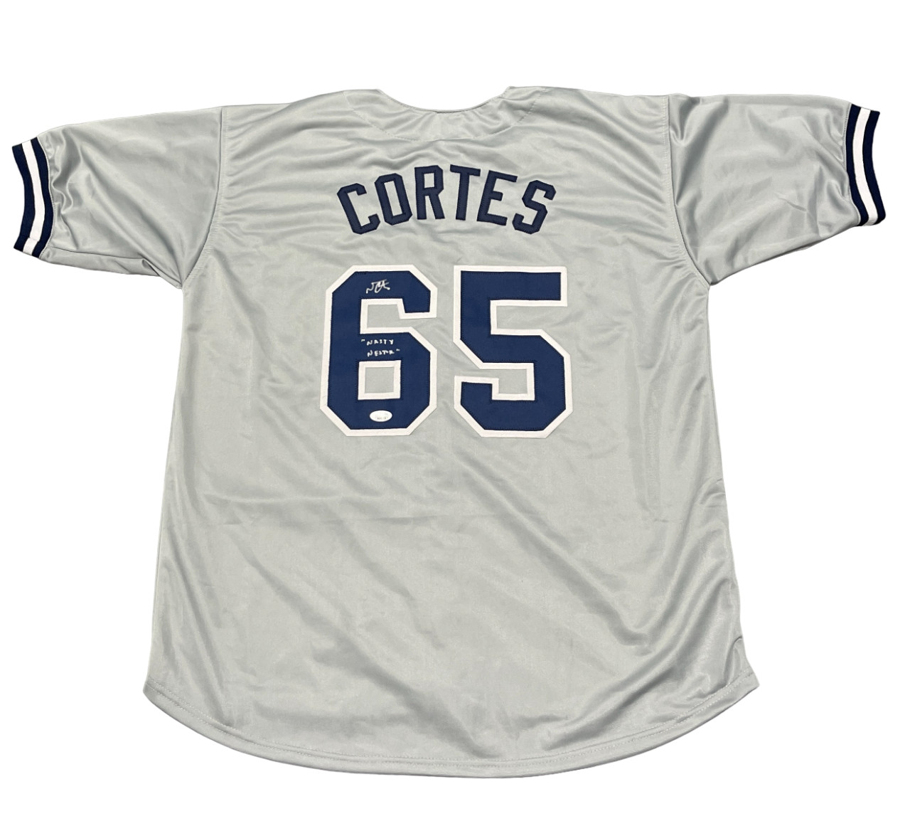 Nestor Cortes Signed New York Yankees Custom Jersey w/ Nasty Nestor JSA COA