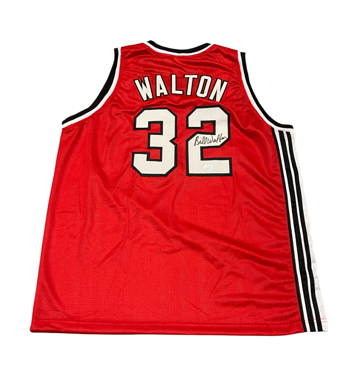 Bill Walton Signed Autographed Custom Portland Red Jersey PSA COA HOF