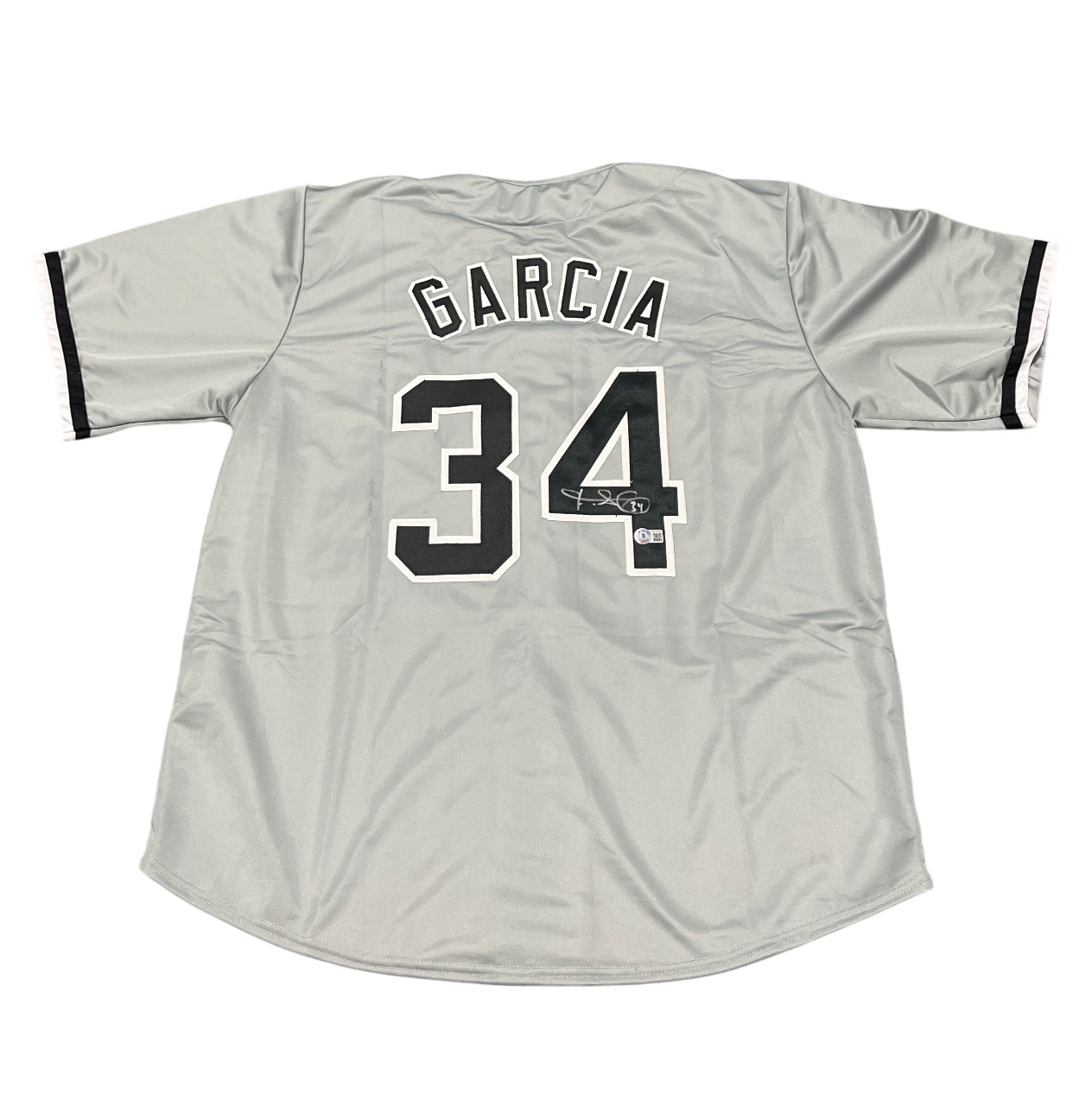 Freddy Garcia Signed Chicago White Sox Custom Grey Jersey Beckett BAS COA