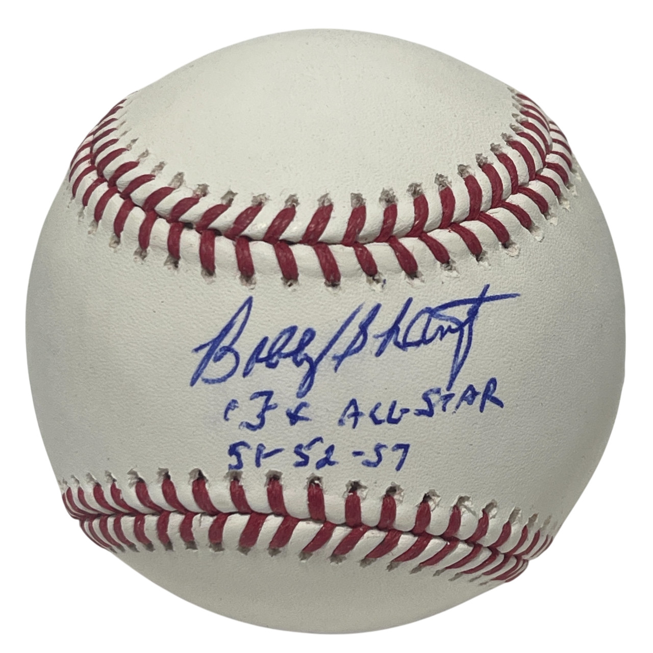 Bobby Shantz Signed Autographed ROMLB Baseball w/ 3x All Star 51 52 57 JSA COA