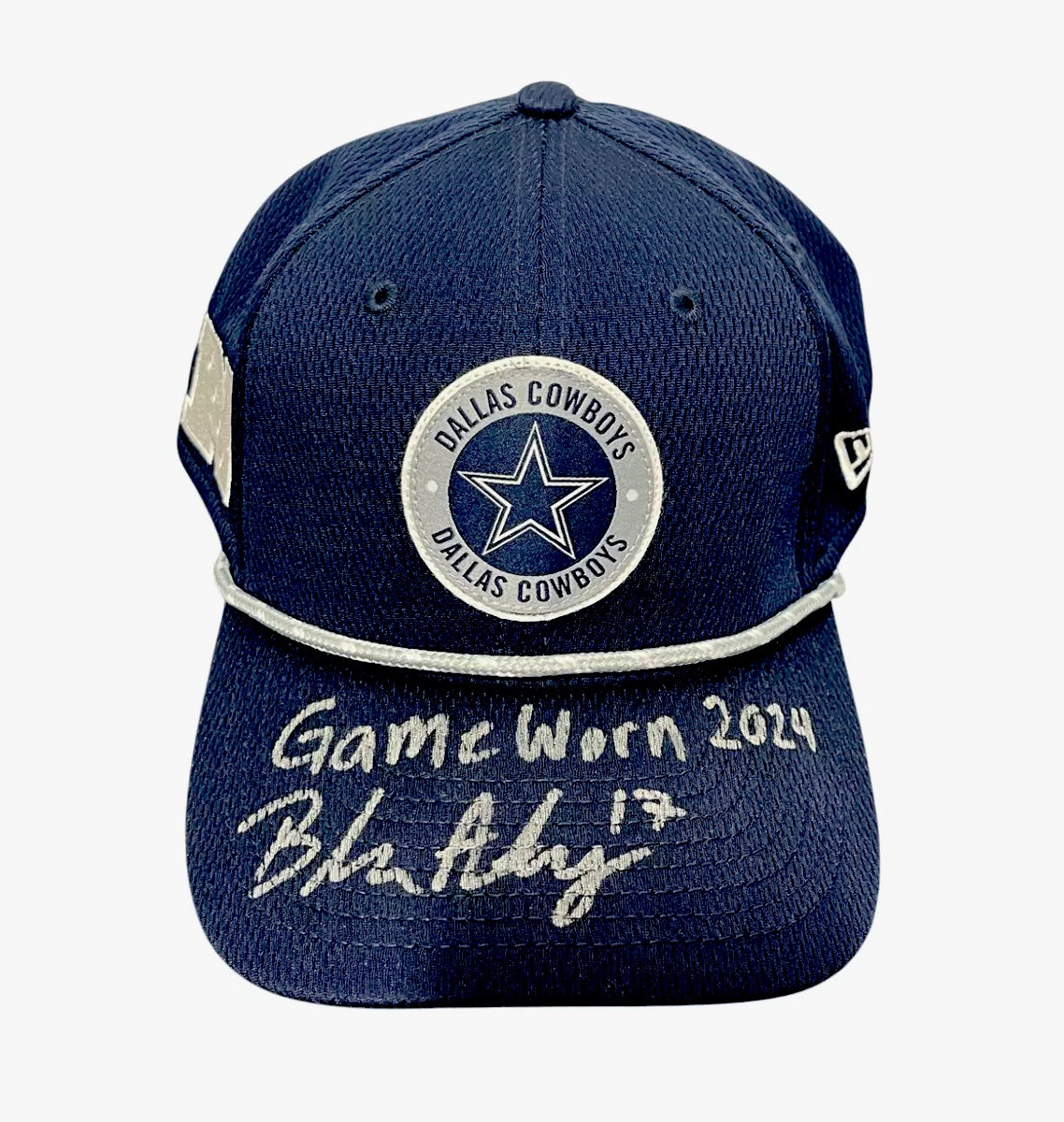 Brandon Aubrey Signed Auto Game Worn 2024 Cowboys Hat Beckett BAS COA #2