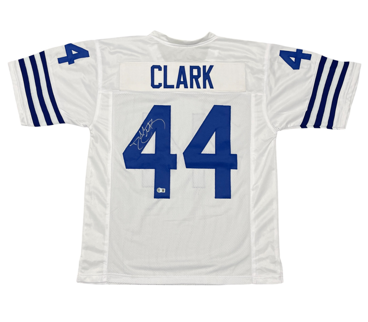 Dallas Clark Signed Indianapolis Colts Custom Jersey Beckett Witness BAS COA