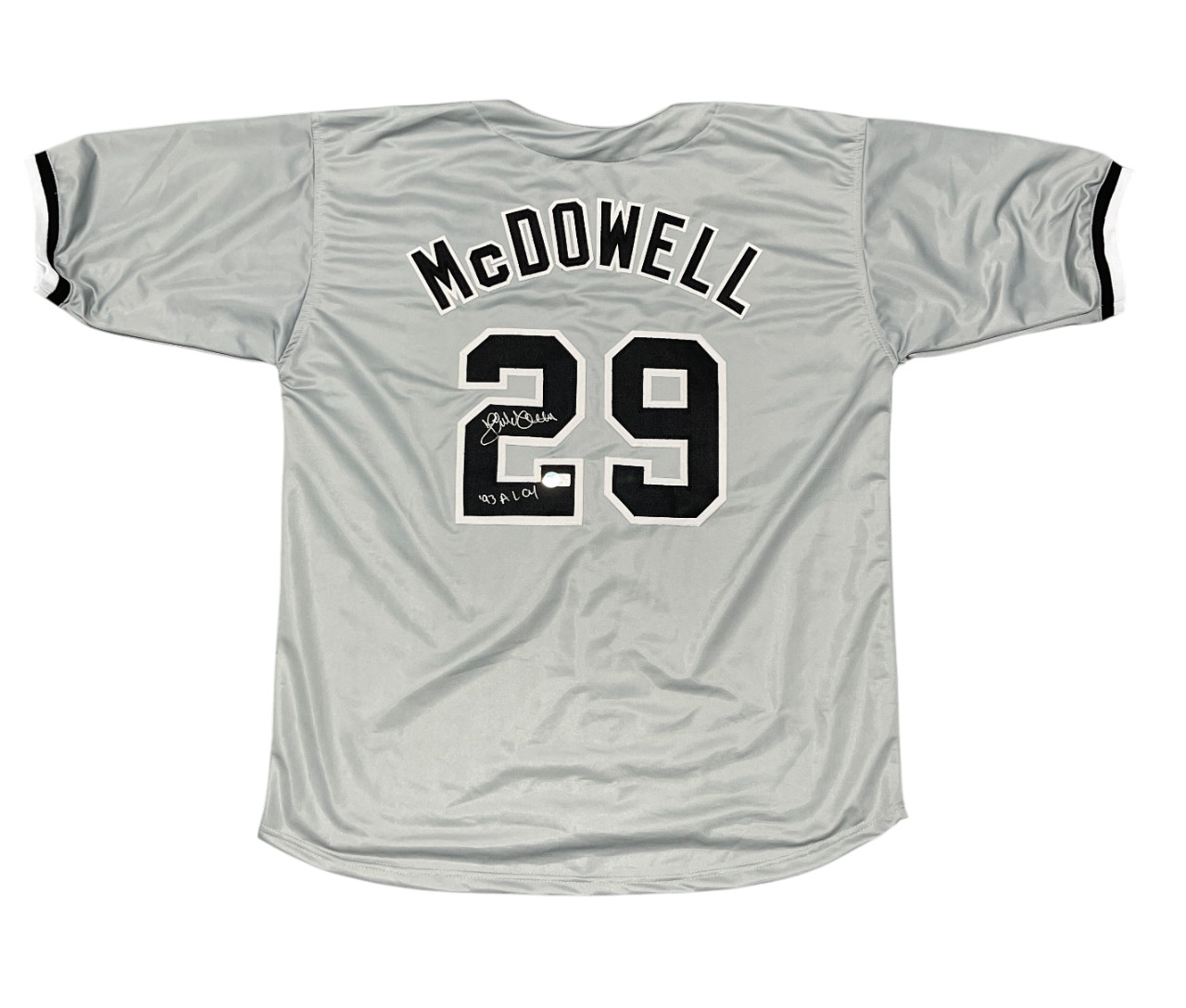 Jack McDowell Signed Chicago White Sox Custom Jersey 93 AL CY Beckett W BAS COA