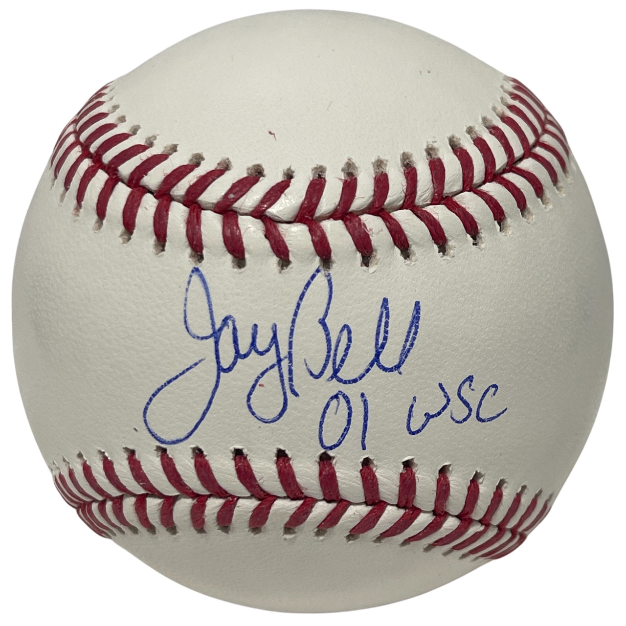 Jay Bell Signed Autographed ROMLB Baseball w/ 01 WSC Beckett Witness BAS COA