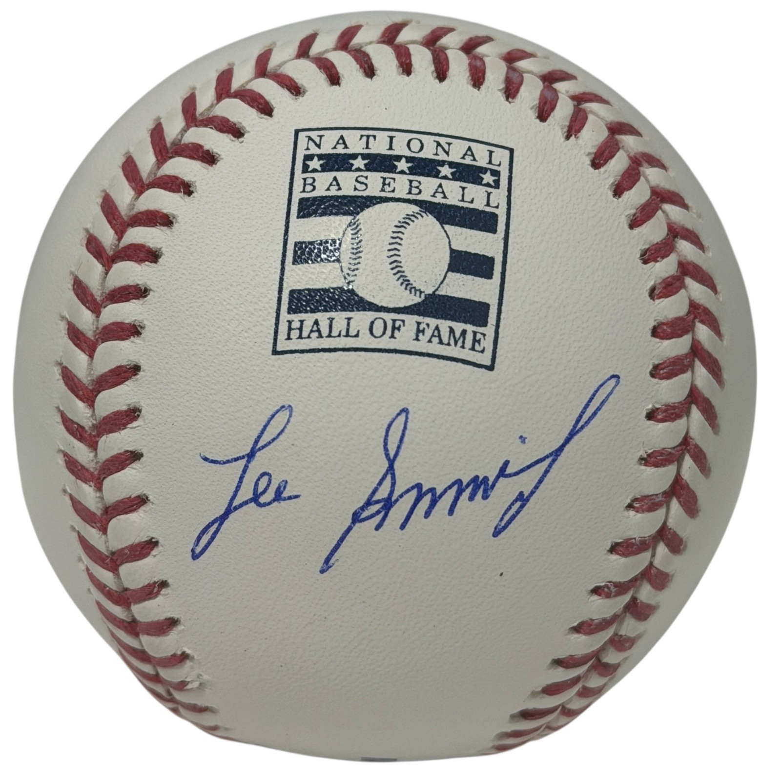 Lee Smith Signed Autographed HOF Logo Baseball JSA WITNESS COA