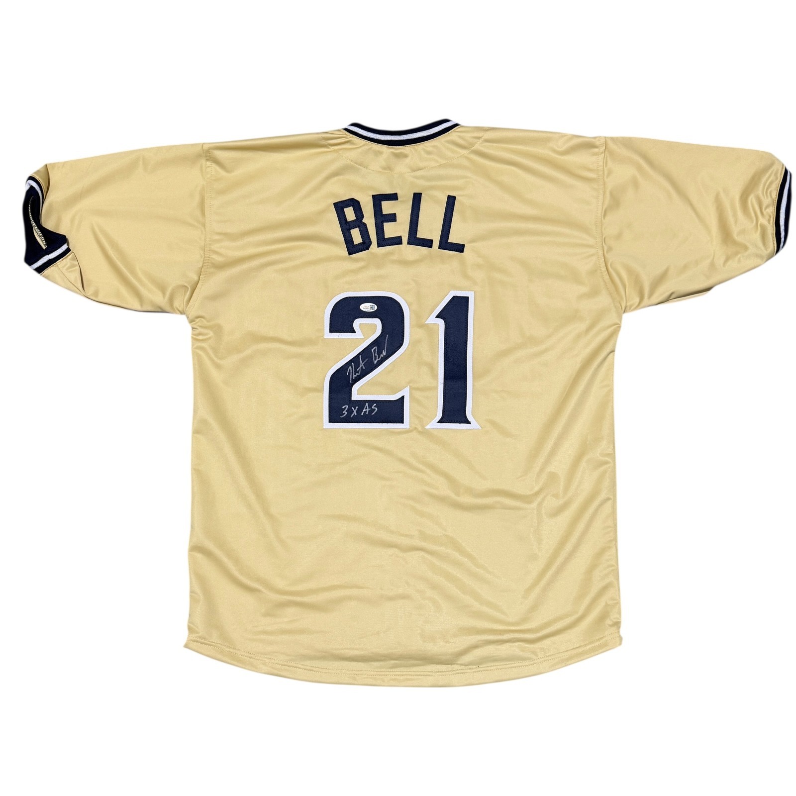 Heath Bell Signed San Diego Padres Custom Jersey w/ 3x AS JSA Witness COA