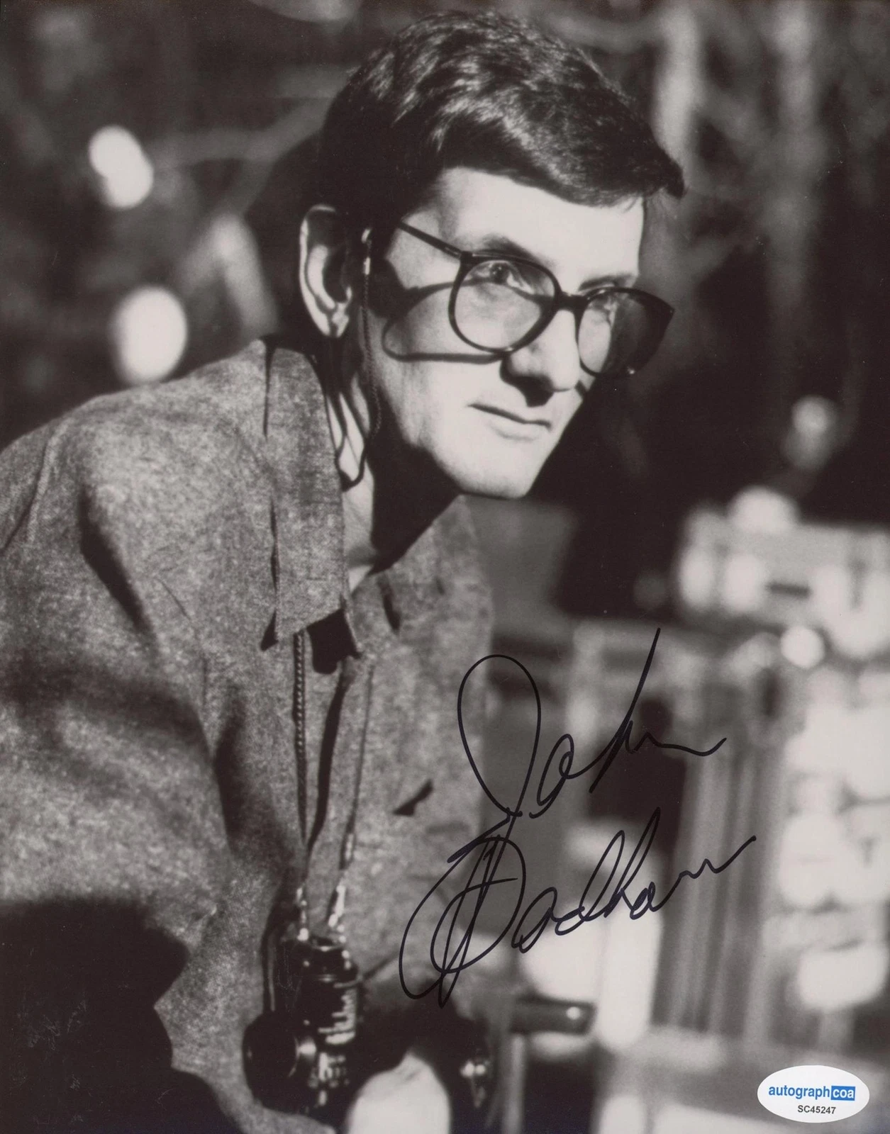JOHN BADHAM SIGNED STEAKOUT 8X10 PHOTO ACOA