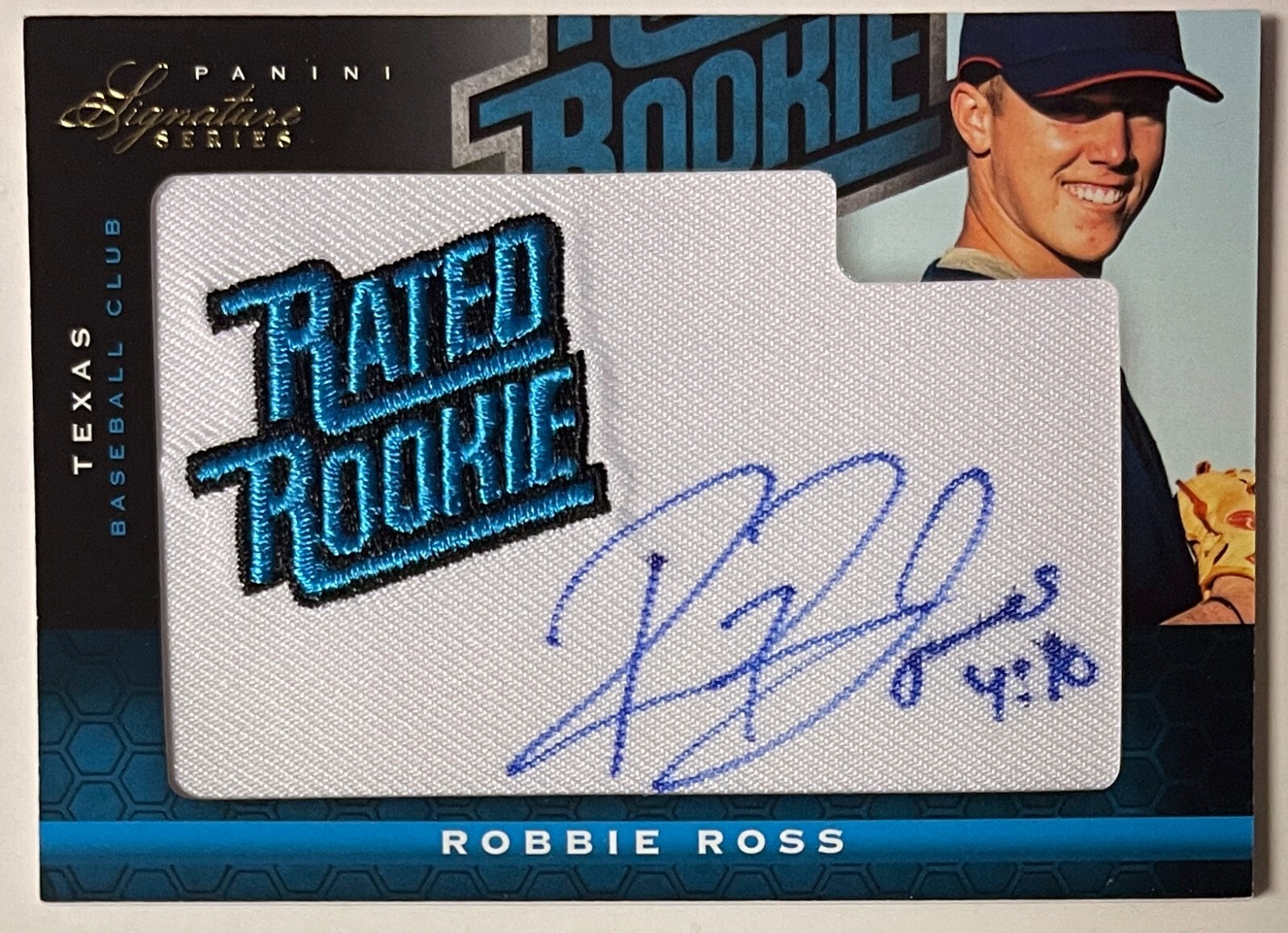 Robbie Ross signed 2012 Panini Signature Series Rated Rookie RPA Card #139 /299