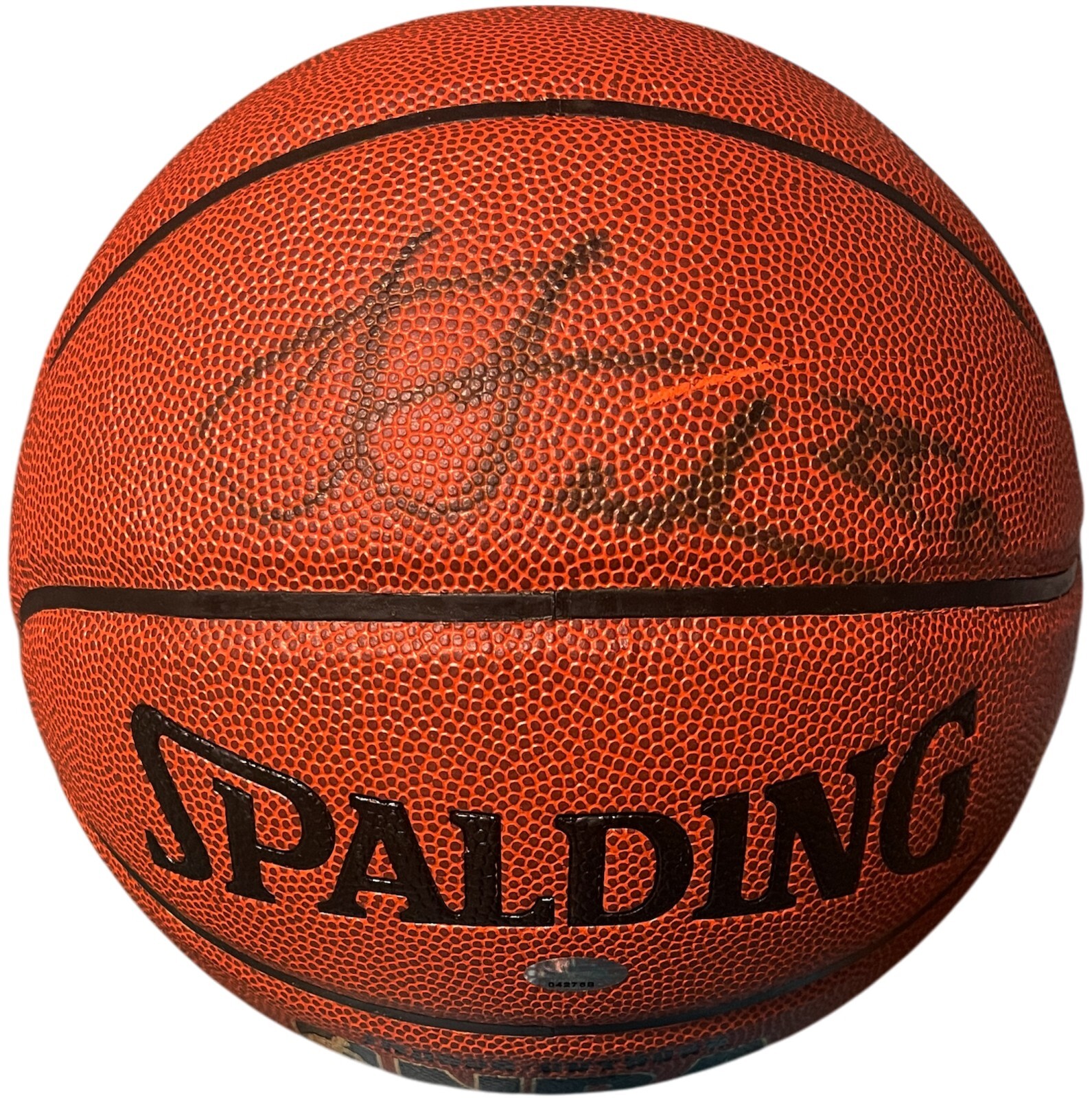 Jared Sullinger signed Spalding NBA Indoor/Outdoor Basketball imperfect- SI Holo
