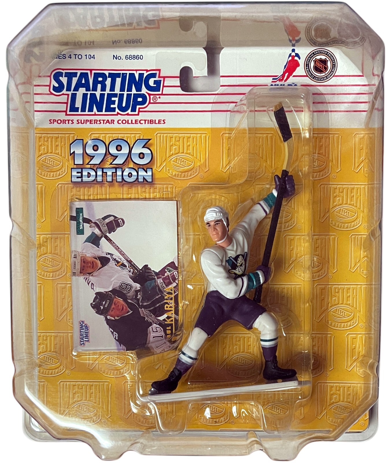 Paul Kariya 1996 Kenner Starting Lineup MOC Hockey Anaheim Ducks Figure w/ Case