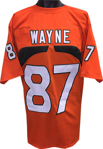 Reggie Wayne unsigned Orange TB Custom Stitched Football Jersey XL