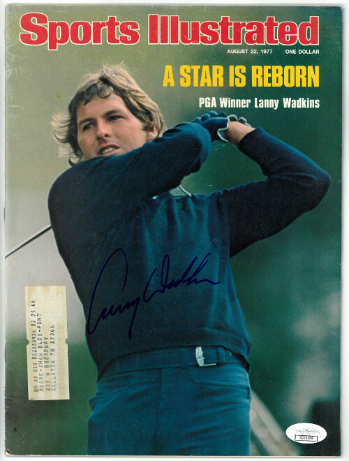 Lanny Wadkins signed Sports Illustrated Magazine August 22, 1977- JSA #CC09169