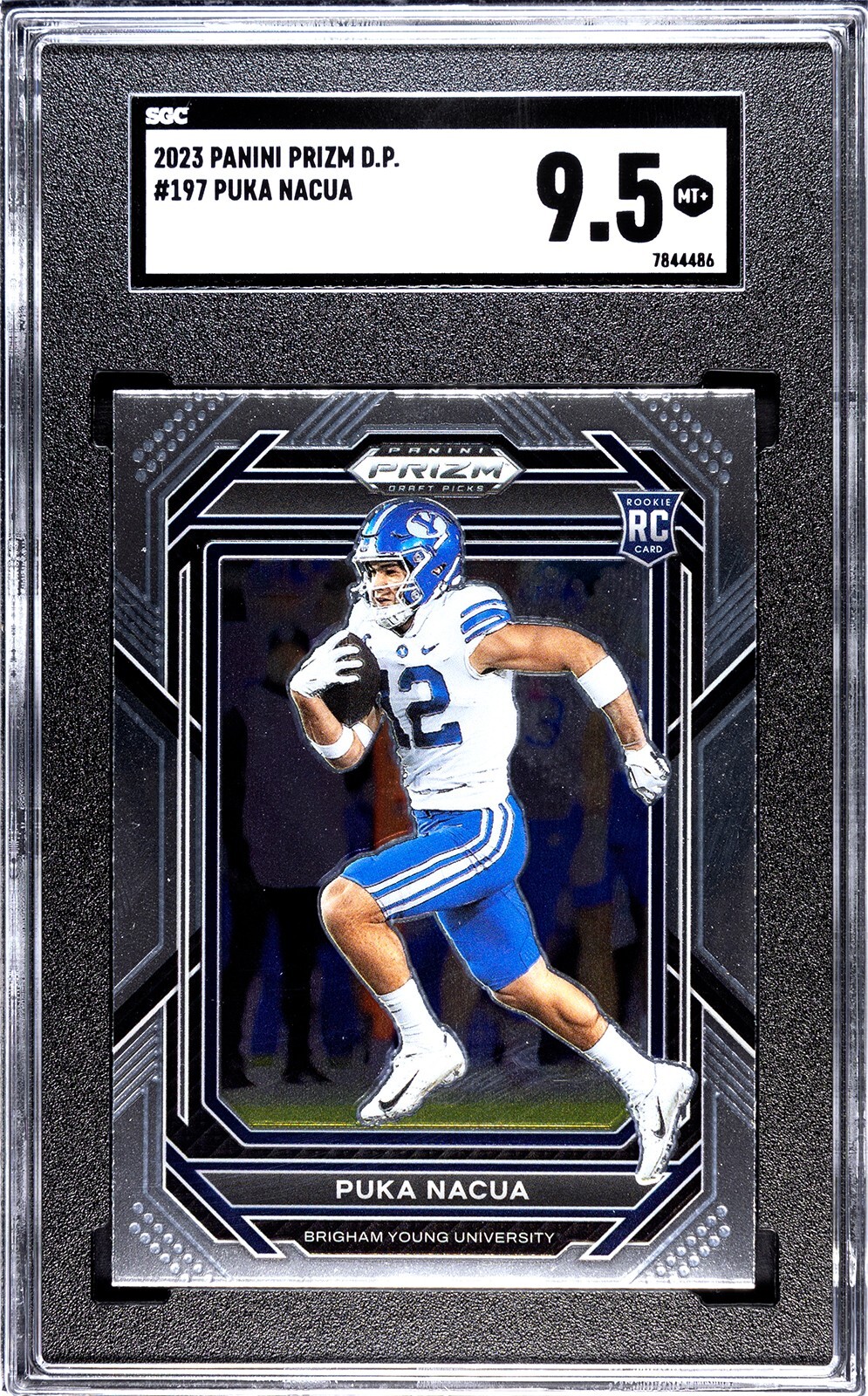 Puka Nacua 2023 Panini Prizm Draft Picks Rookie Card #197- SGC Graded 9.5 Mint+