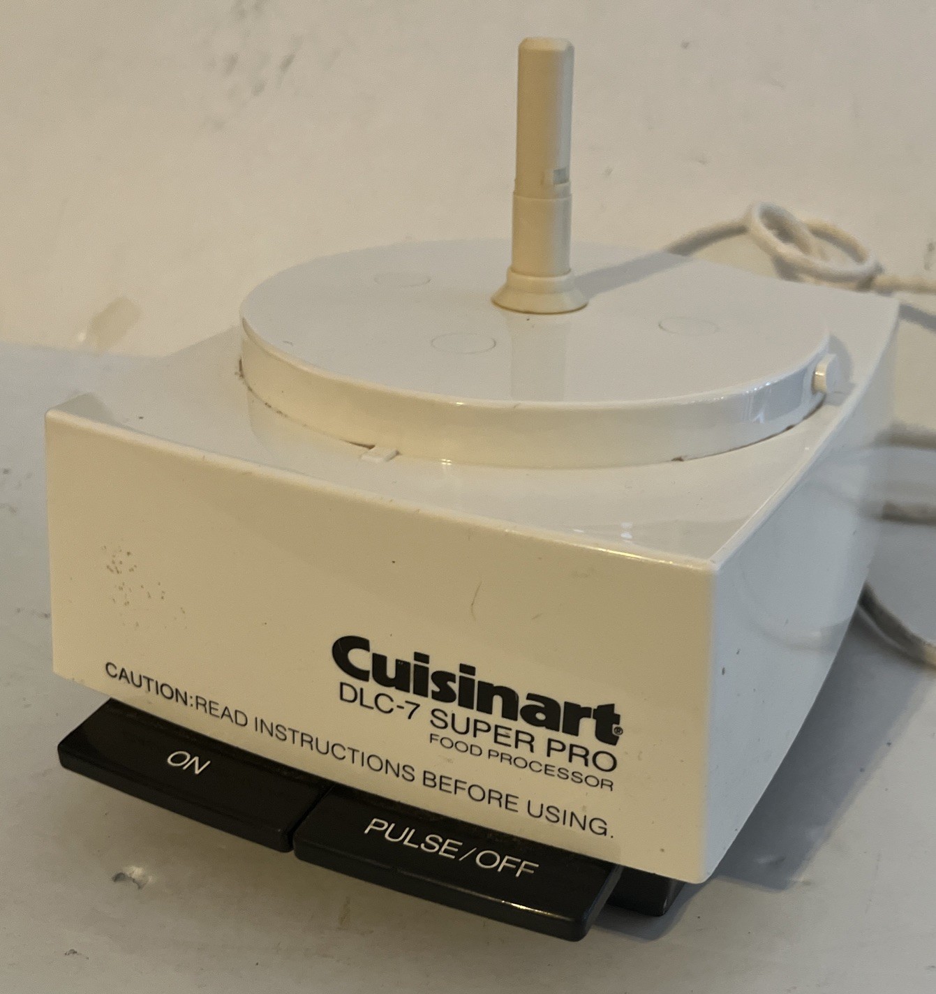 Cuisinart Motor Base DLC-7 Super Pro Food Processor Tested Works & Recipe Book