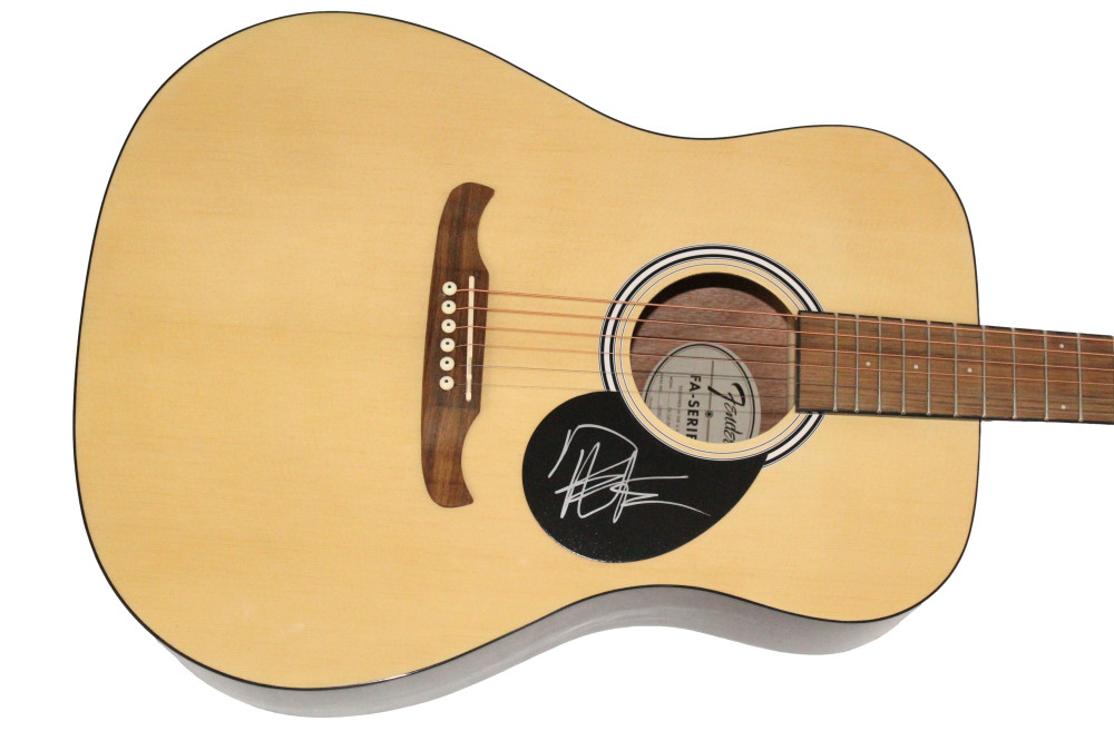 Dave Matthews Signed Autograph Fender Acoustic Guitar - UTTAD Beckett COA