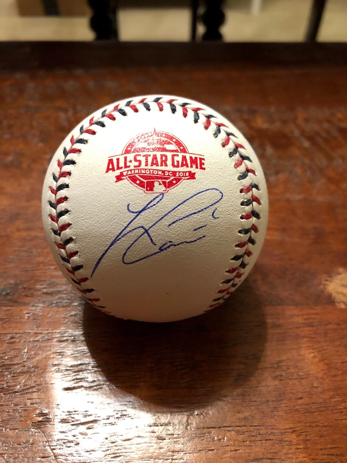 Lorenzo Cain Signed 2018 All Star Baseball PSA DNA Coa Milwaukee Brewers