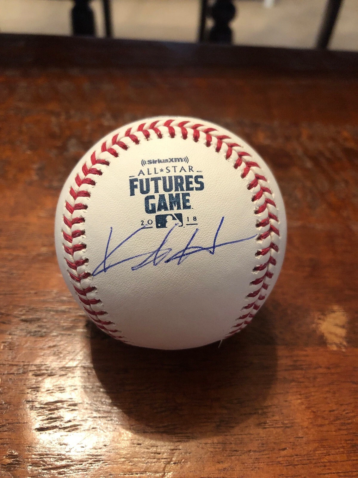 Keston Hiura Signed 2018 Futures Game Baseball PSA DNA Coa Milwaukee Brewers