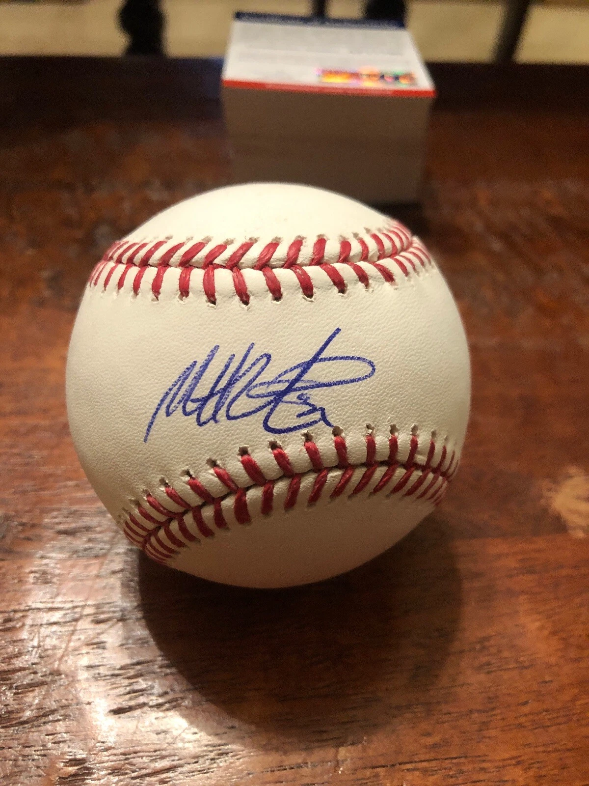 Matt Wieters Signed Official Major League Baseball PSA DNA Coa Orioles Cardinals