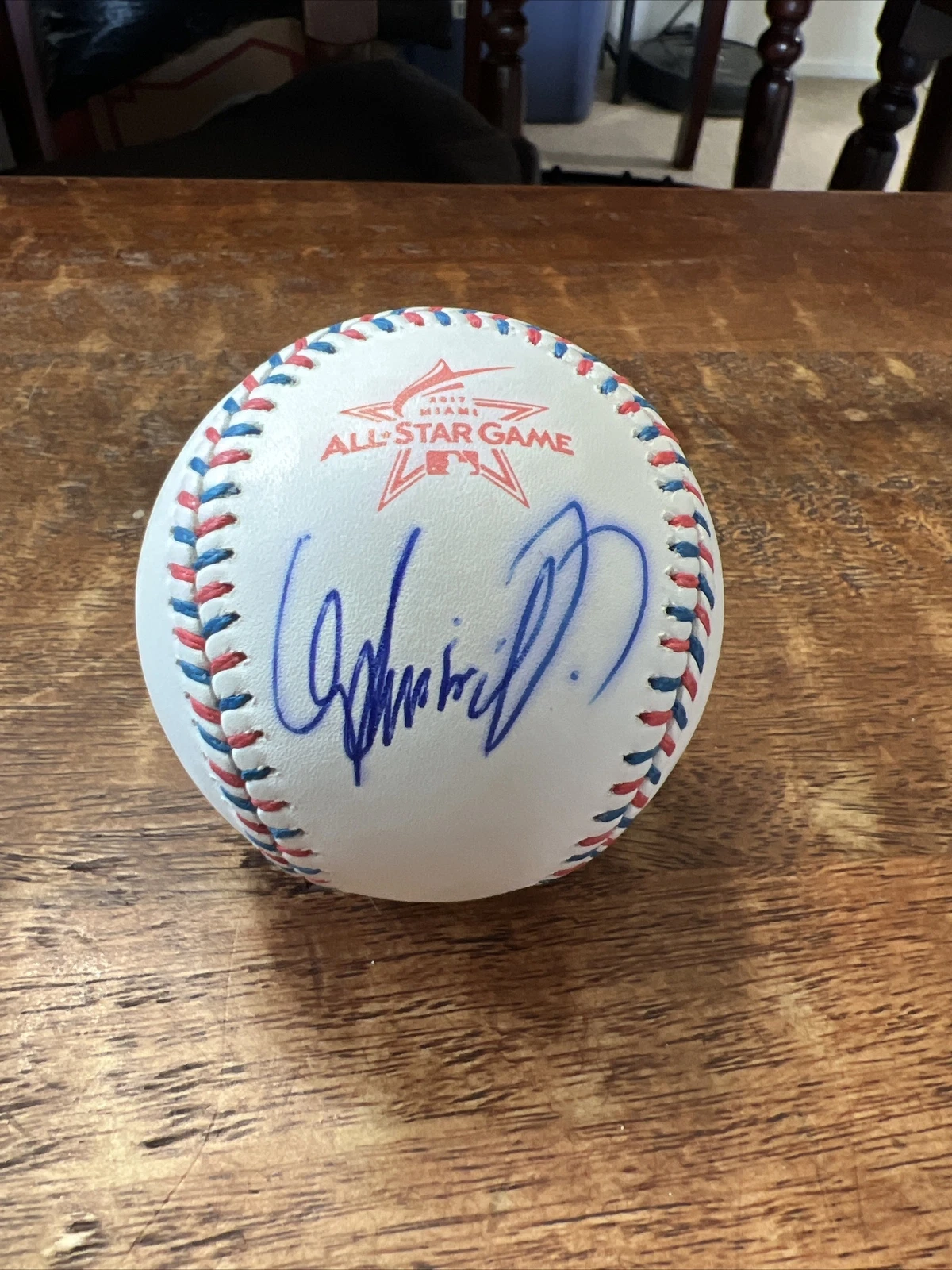 Avisail Garcia Signed 2017 All Star Baseball PSA DNA Coa Tampa Bay Rays