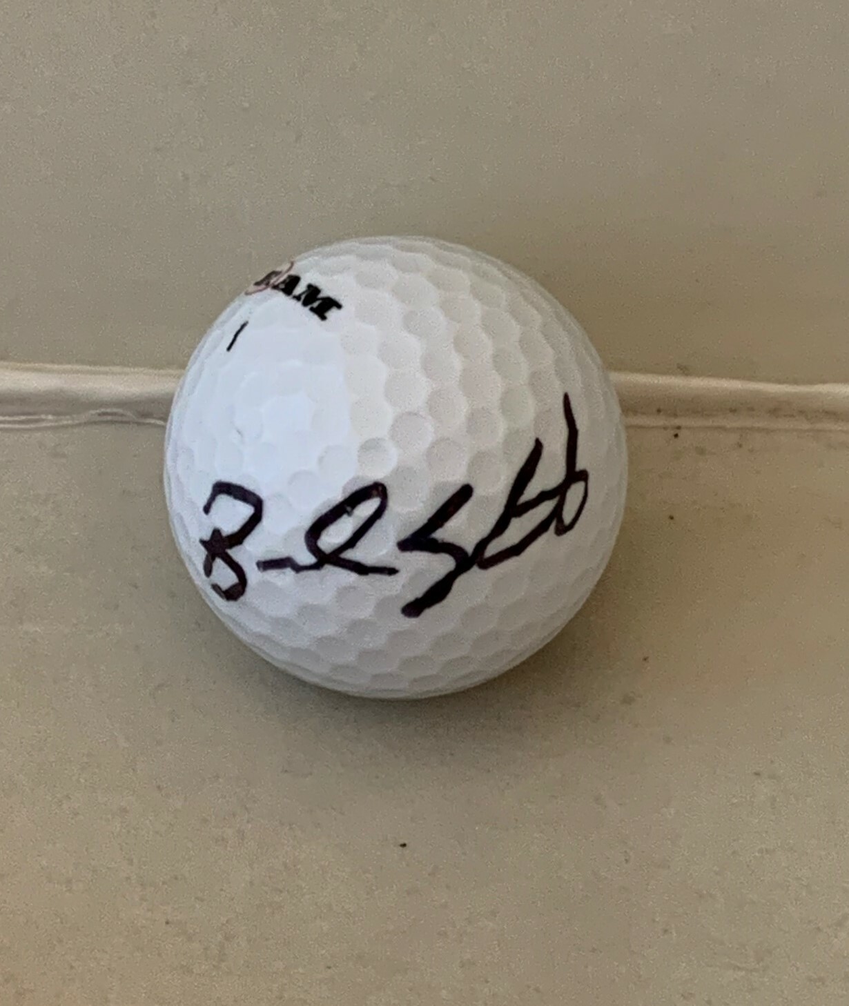 Brendan Steele PGA signed Ram Golf Ball autographed