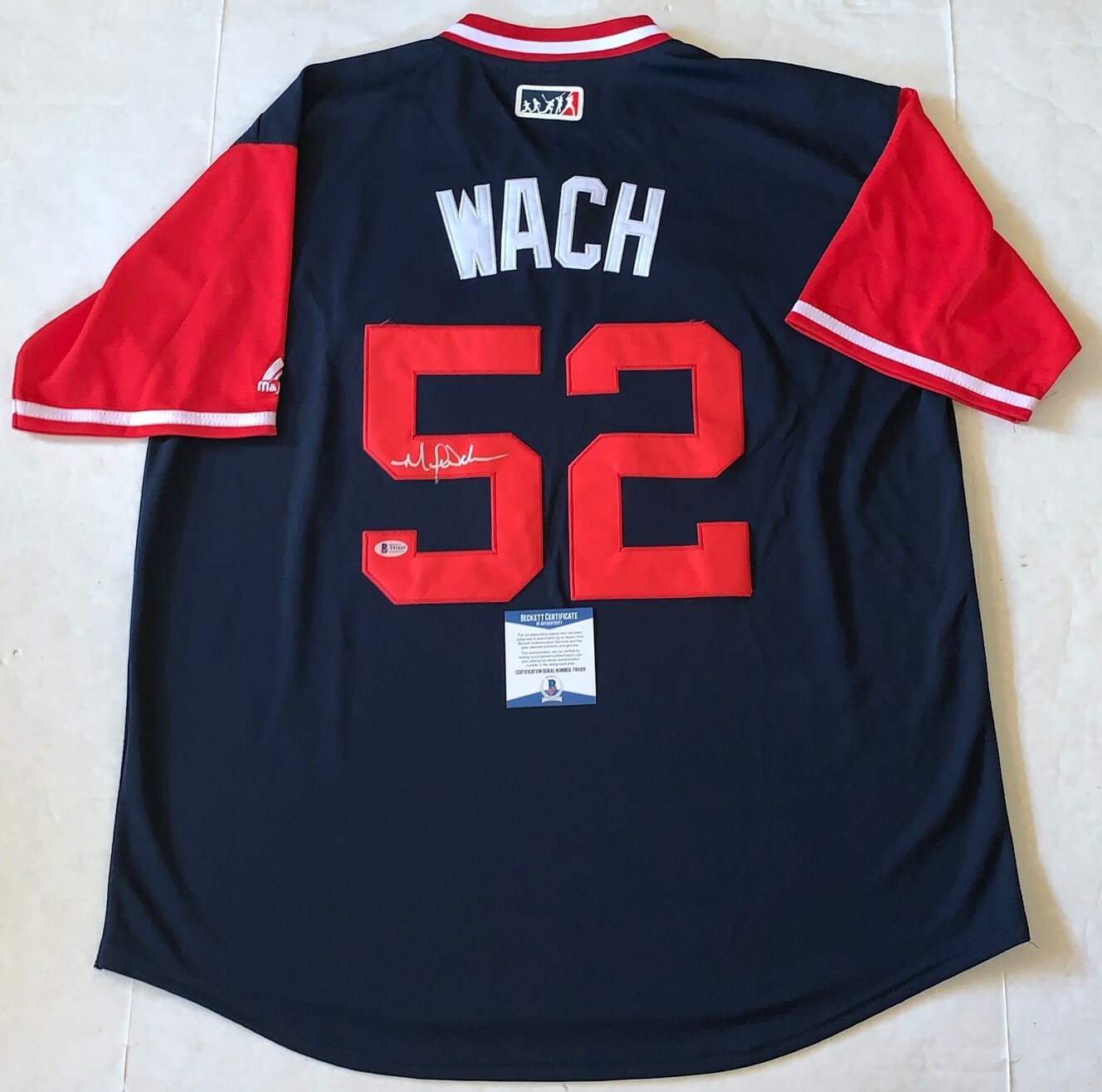 Michael Wacha St. Louis Cardinals signed Nickname Style jersey autographed BAS