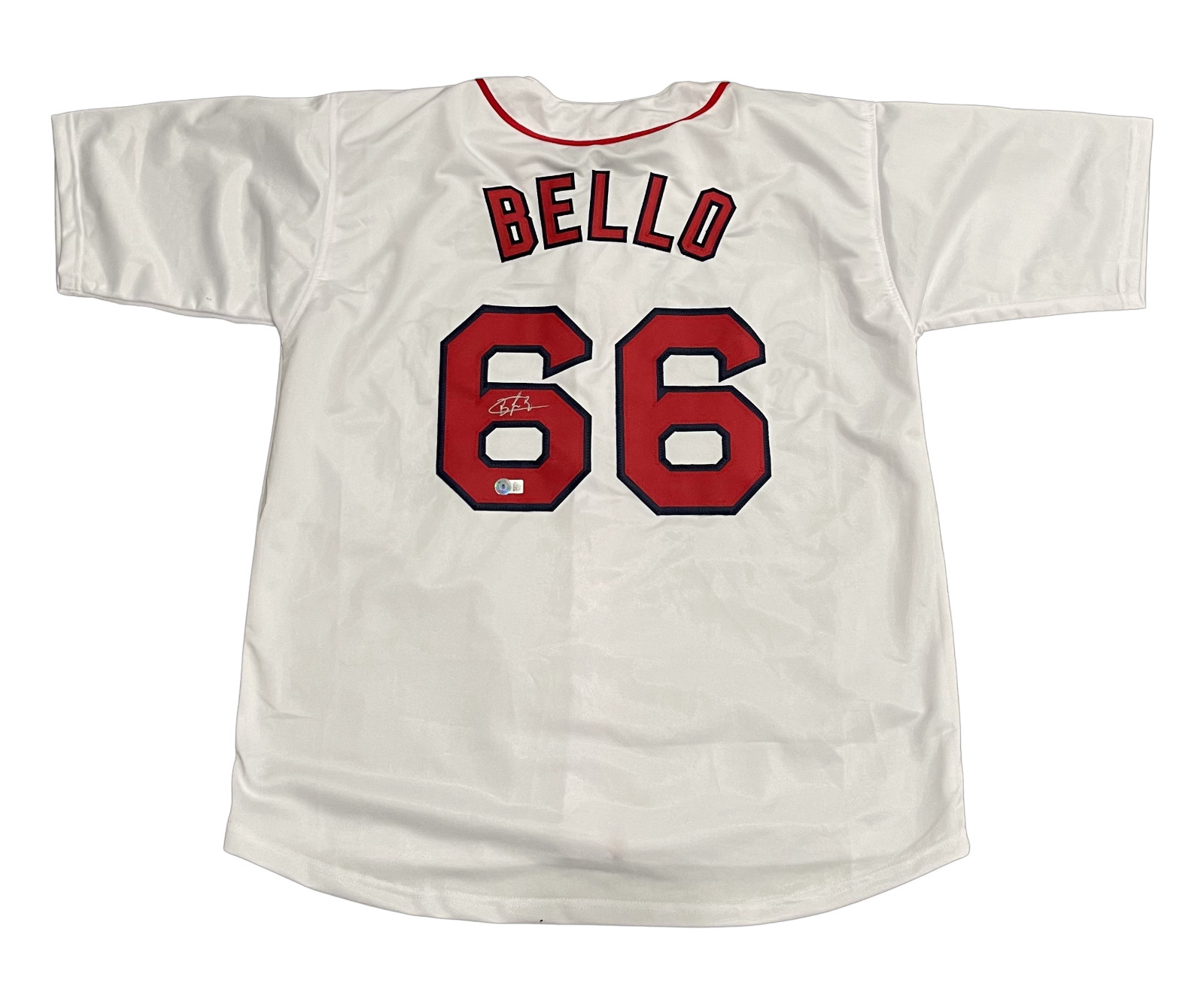 Brayan Bello Signed Boston Red Sox Custom Jersey Beckett Witness BAS COA