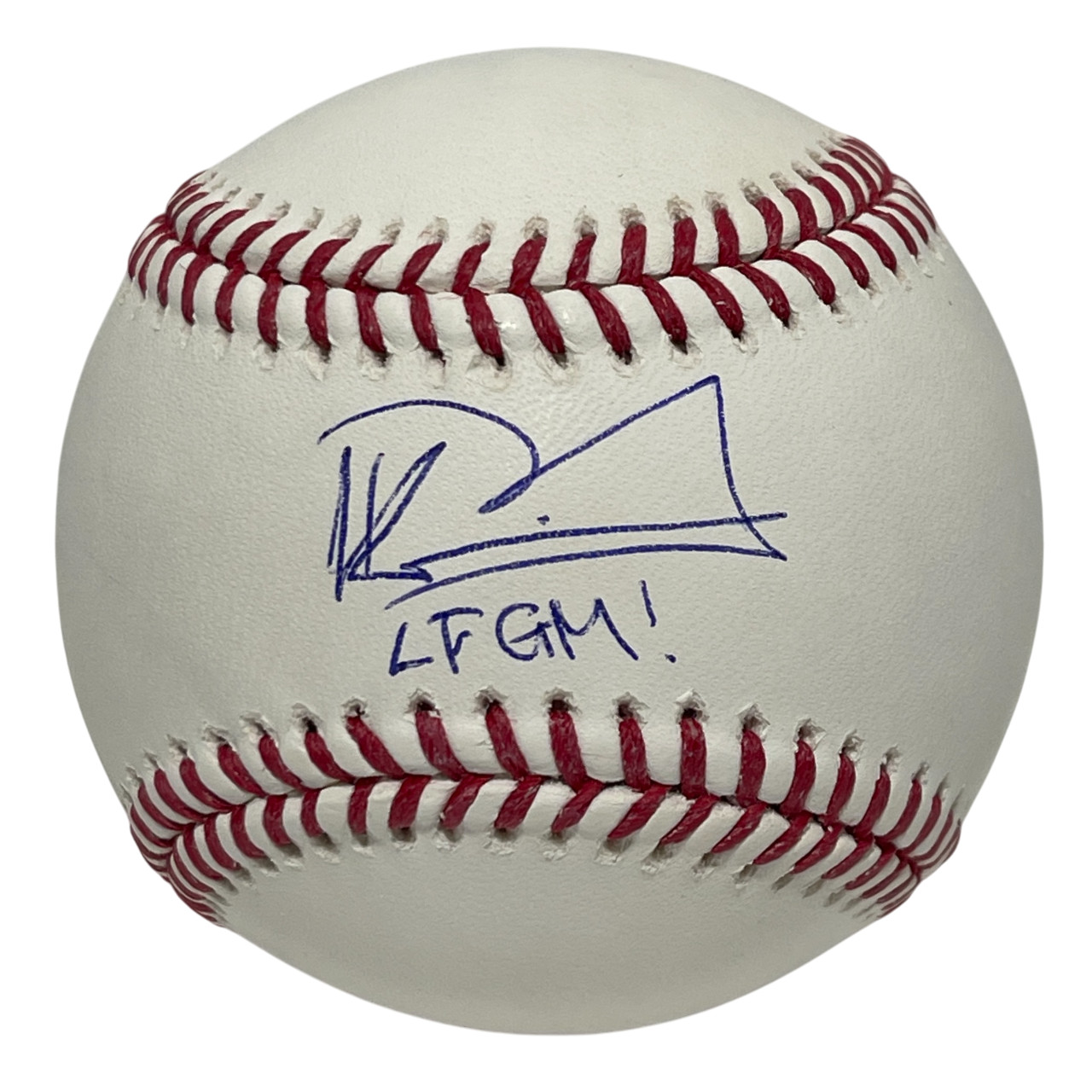 Kevin Parada Signed ROMLB Baseball w/ LFGM! Beckett Witness BAS COA NY Mets